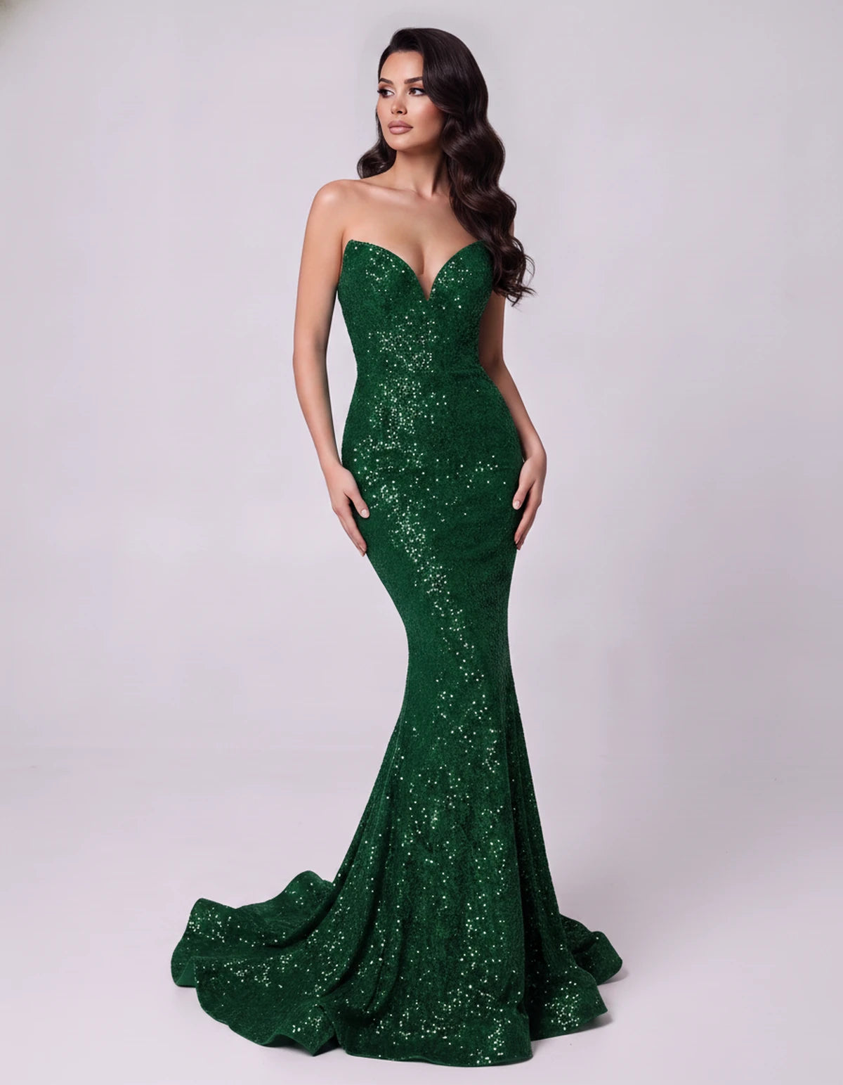 Ilaria Maxi Dress — Green | SKU: SD-01126-green-2,SD-01126-green-4,SD-01126-green-6,SD-01126-green-8,SD-01126-green-10,SD-01126-green-12,SD-01126-green-14,SD-01126-green-16