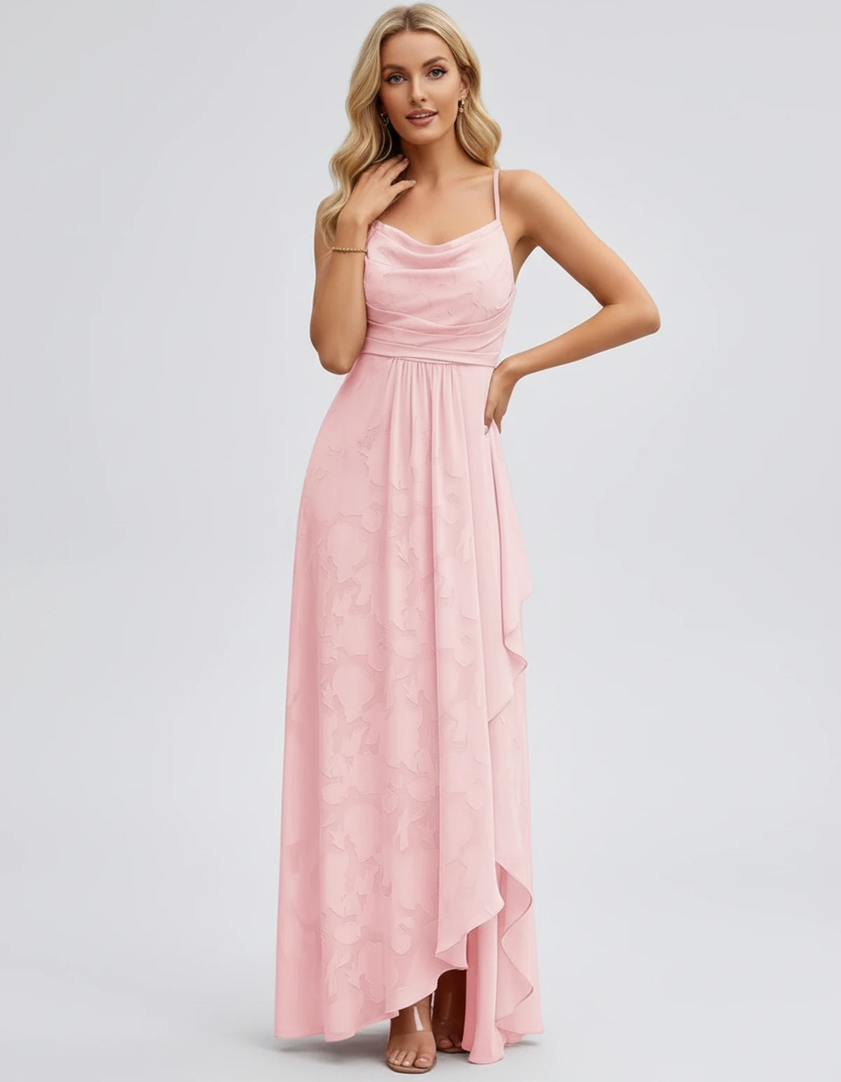 Immortelle Maxi Dress — Blush | SKU: SD-07779-blush-2,SD-07779-blush-4,SD-07779-blush-6,SD-07779-blush-8,SD-07779-blush-10,SD-07779-blush-12,SD-07779-blush-14,SD-07779-blush-16,SD-07779-blush-16W,SD-07779-blush-18W,SD-07779-blush-20W,SD-07779-blush-22W