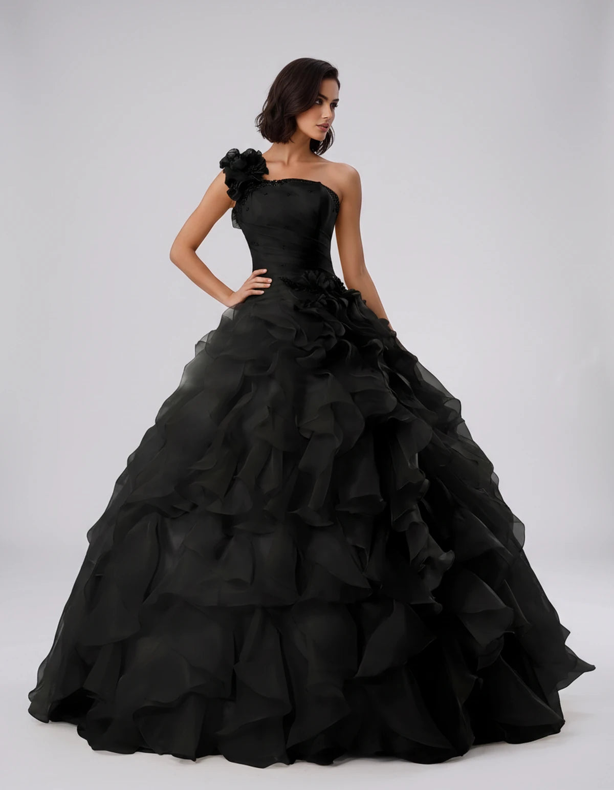 Imogen Maxi Dress — Black | SKU: SD-22482-black-2,SD-22482-black-4,SD-22482-black-6,SD-22482-black-8,SD-22482-black-10,SD-22482-black-12,SD-22482-black-14,SD-22482-black-14W,SD-22482-black-16,SD-22482-black-16W,SD-22482-black-18W