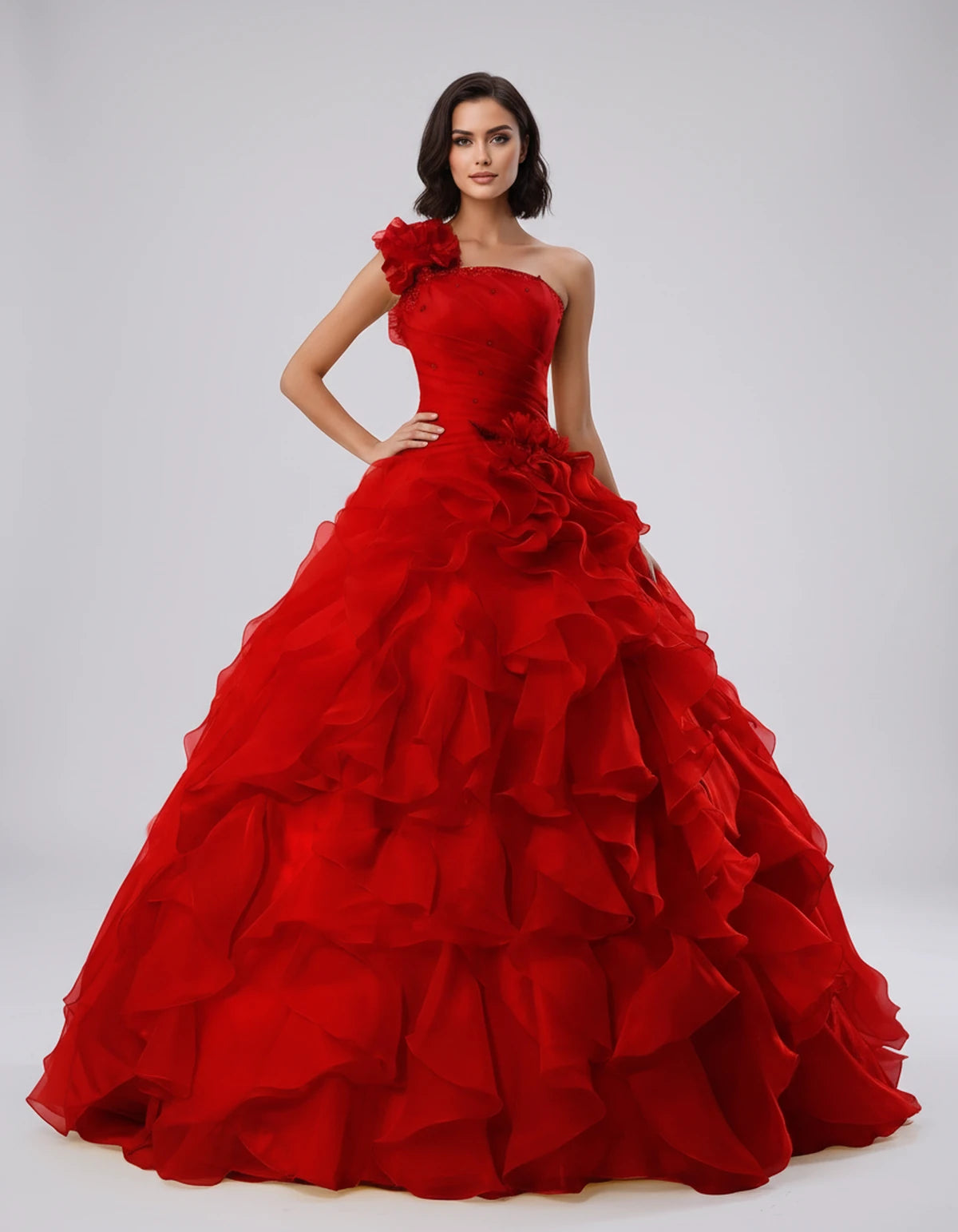 Imogen Maxi Dress — Bright Red | SKU: SD-22482-brightred-2,SD-22482-brightred-4,SD-22482-brightred-6,SD-22482-brightred-8,SD-22482-brightred-10,SD-22482-brightred-12,SD-22482-brightred-14,SD-22482-brightred-14W,SD-22482-brightred-16,SD-22482-brightred-16W,SD-22482-brightred-18W
