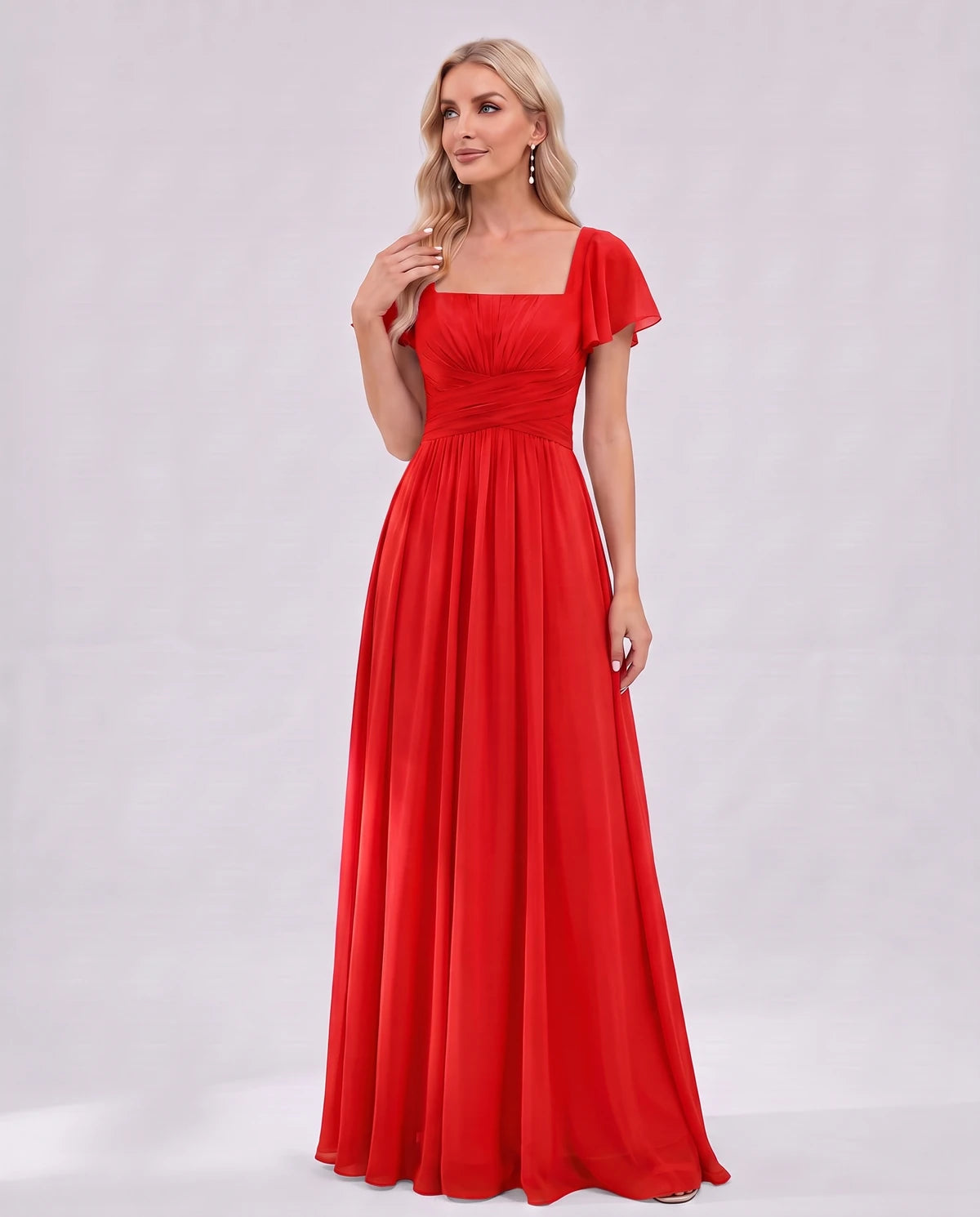 Iolanthe Maxi Dress — Red | SKU: SD-05348-red-2,SD-05348-red-4,SD-05348-red-6,SD-05348-red-8,SD-05348-red-10,SD-05348-red-12,SD-05348-red-14,SD-05348-red-16,SD-05348-red-16W,SD-05348-red-18W,SD-05348-red-20W,SD-05348-red-22W