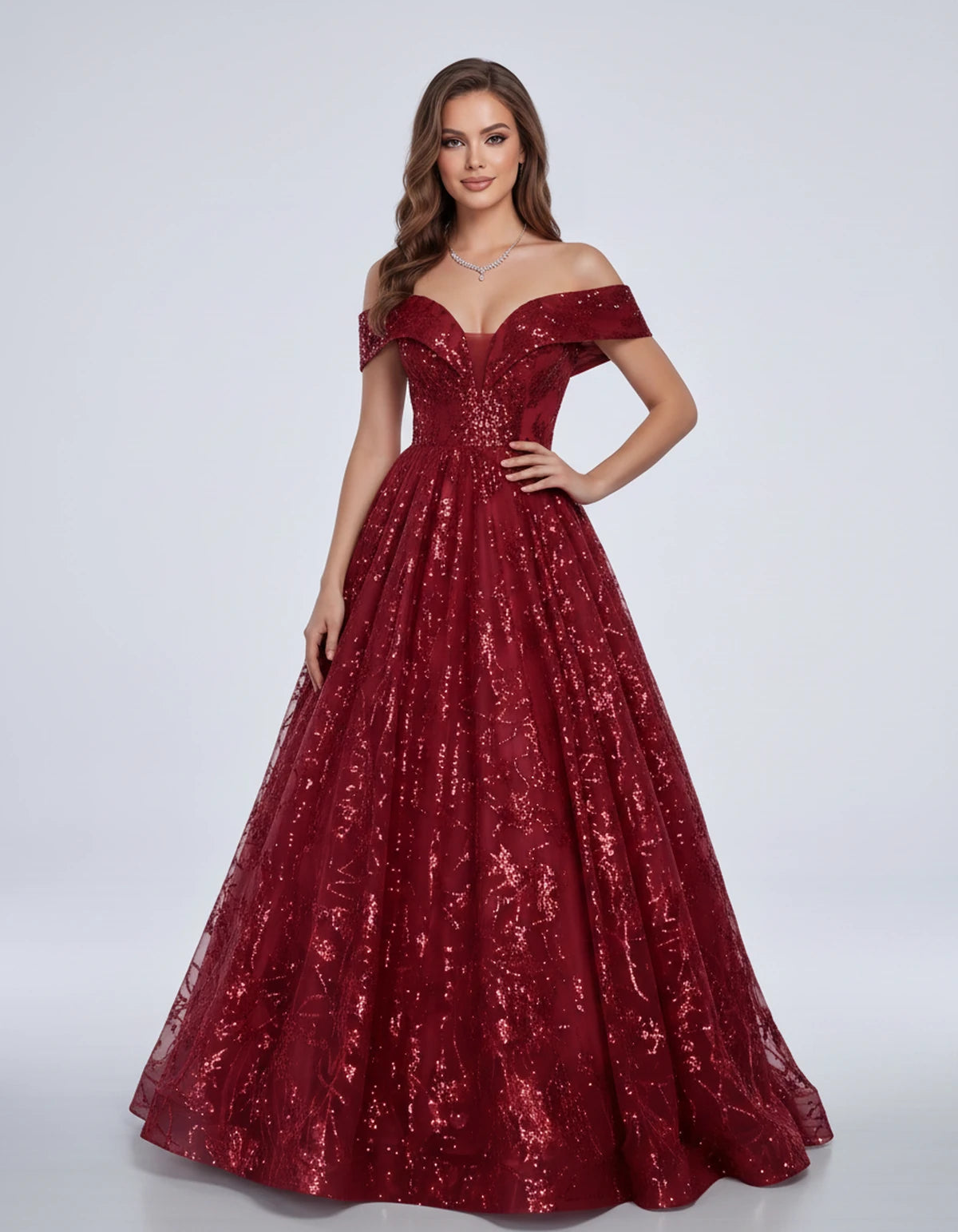 Isabeau Maxi Dress — Burgundy | SKU: SD-77609-burgundy-2,SD-77609-burgundy-4,SD-77609-burgundy-6,SD-77609-burgundy-8,SD-77609-burgundy-10,SD-77609-burgundy-12,SD-77609-burgundy-14,SD-77609-burgundy-14W,SD-77609-burgundy-16,SD-77609-burgundy-16W,SD-77609-burgundy-18W