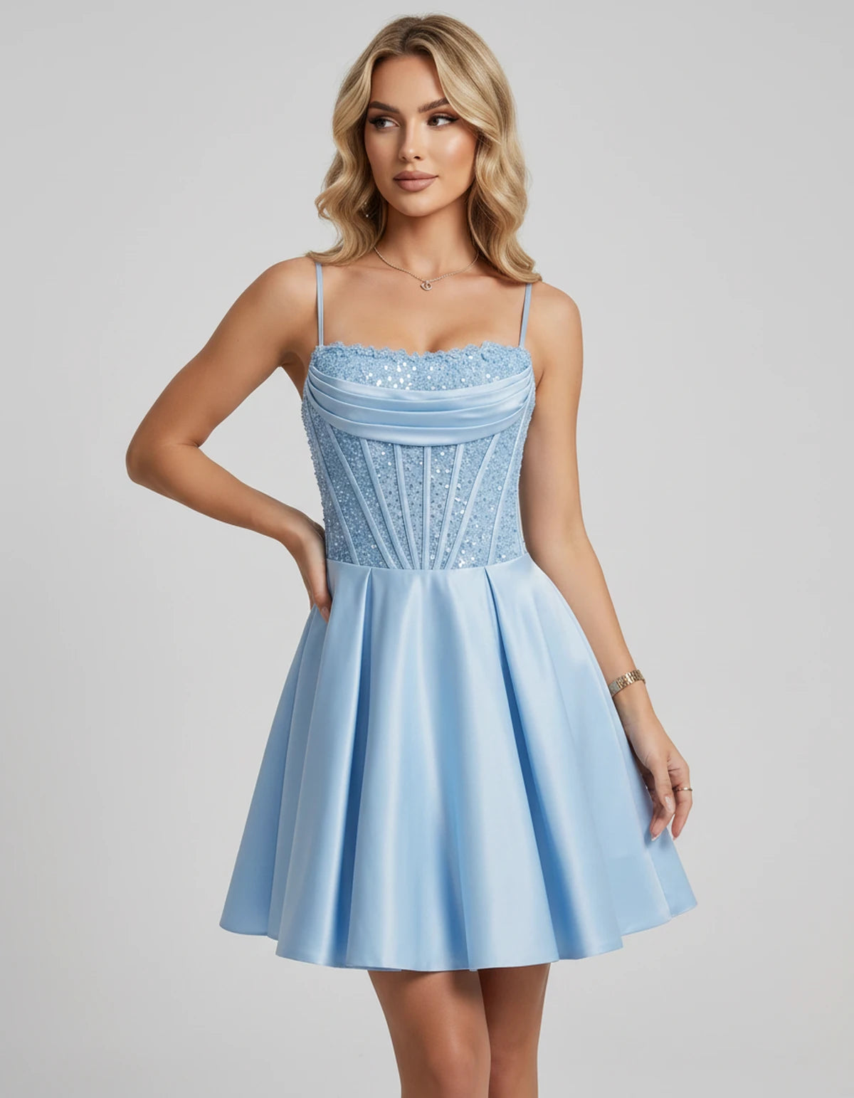 Jacaranda Midi Dresses — Blue | SKU: SD-83126-blue-2,SD-83126-blue-4,SD-83126-blue-6,SD-83126-blue-8,SD-83126-blue-10,SD-83126-blue-12,SD-83126-blue-14,SD-83126-blue-14W,SD-83126-blue-16,SD-83126-blue-16W,SD-83126-blue-18W,SD-83126-blue-20W