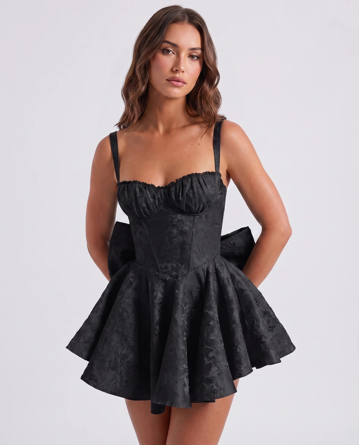 Jolanthe Mini Dress — Black