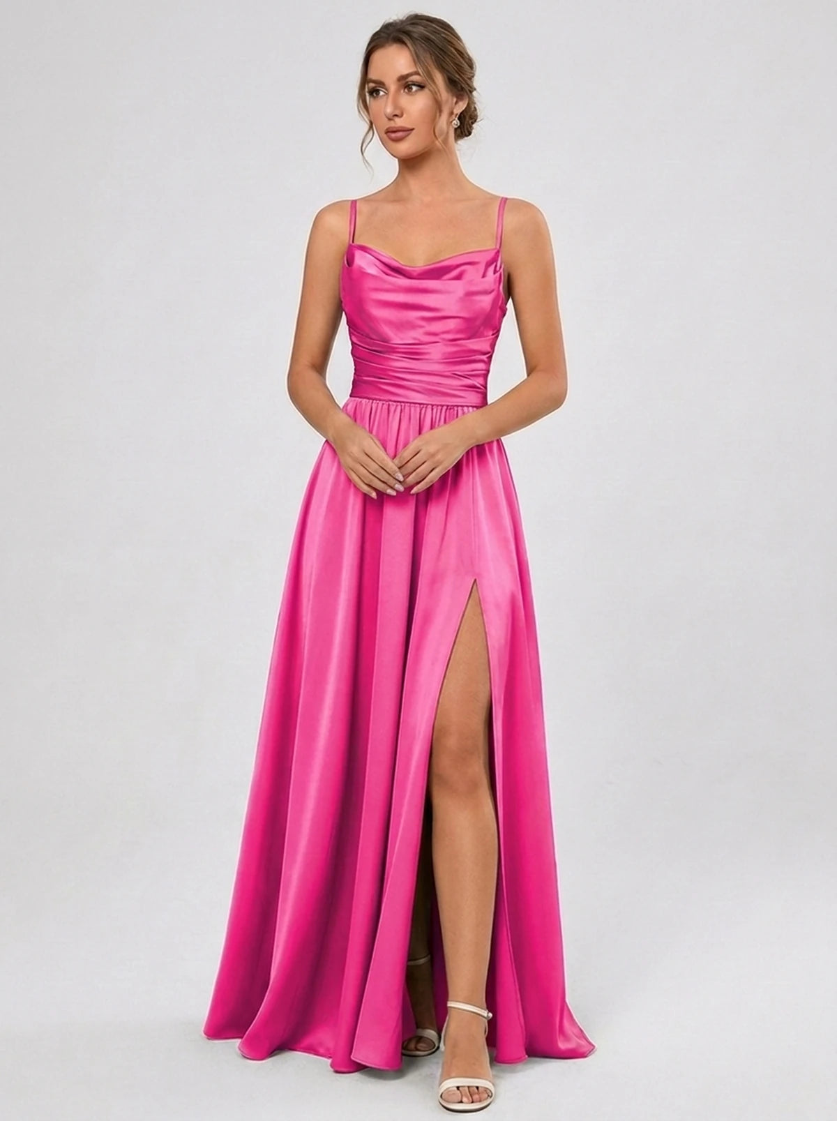 Juniperra Maxi Dress — Hot Pink