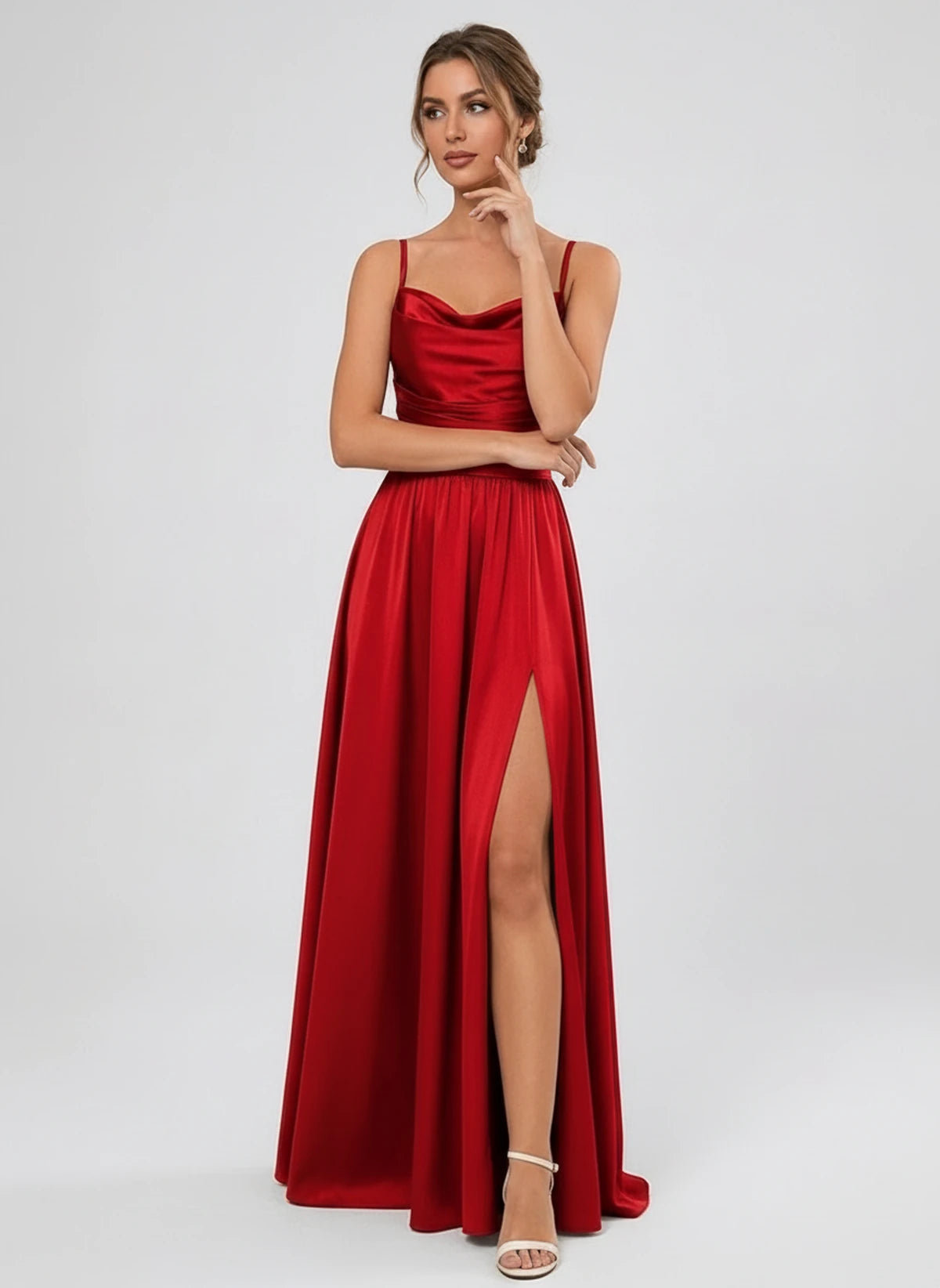 Juniperra Maxi Dress — Red | SKU: SD-30279-red-2,SD-30279-red-4,SD-30279-red-6,SD-30279-red-8,SD-30279-red-10,SD-30279-red-12,SD-30279-red-14,SD-30279-red-16,SD-30279-red-16W,SD-30279-red-18W,SD-30279-red-20W,SD-30279-red-22W