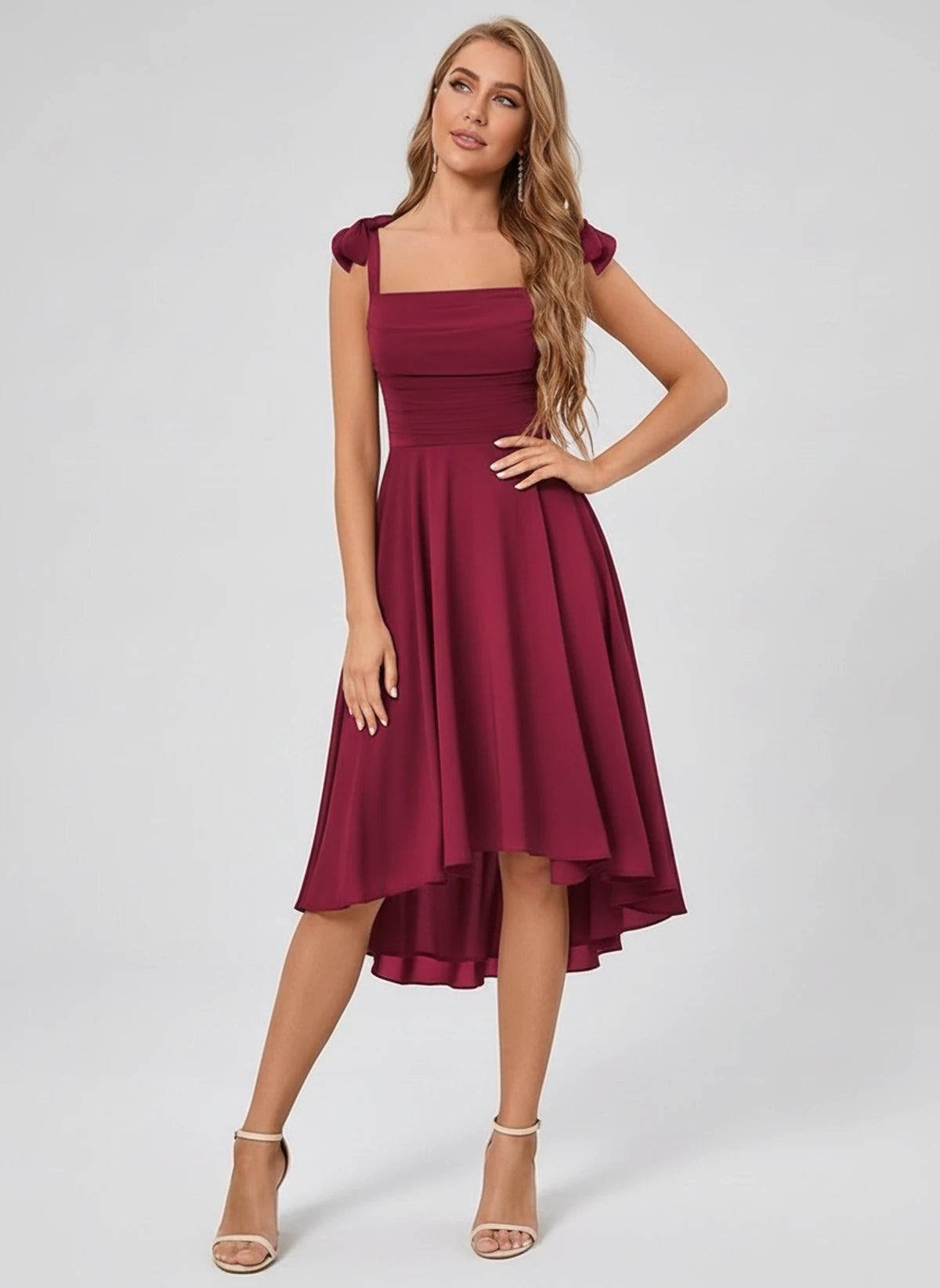 Kalliope Midi Dresses — Desert Rose | SKU: SD-15471-desertrose-2,SD-15471-desertrose-4,SD-15471-desertrose-6,SD-15471-desertrose-8,SD-15471-desertrose-10,SD-15471-desertrose-12,SD-15471-desertrose-14,SD-15471-desertrose-16,SD-15471-desertrose-16W,SD-15471-desertrose-18W,SD-15471-desertrose-20W,SD-15471-desertrose-22W