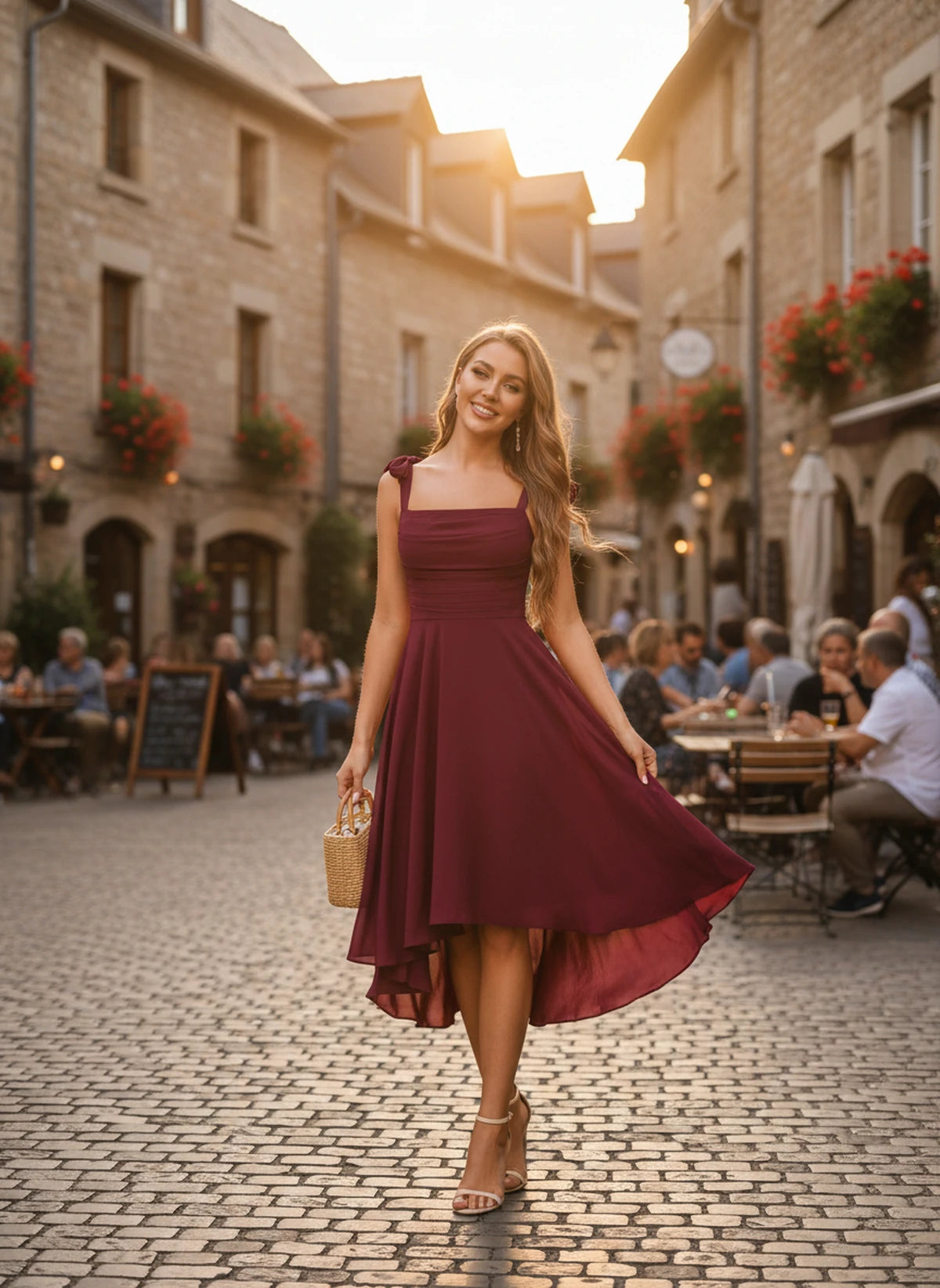 Kalliope Midi Dresses — Desert Rose | SKU: SD-15471-desertrose-2,SD-15471-desertrose-4,SD-15471-desertrose-6,SD-15471-desertrose-8,SD-15471-desertrose-10,SD-15471-desertrose-12,SD-15471-desertrose-14,SD-15471-desertrose-16,SD-15471-desertrose-16W,SD-15471-desertrose-18W,SD-15471-desertrose-20W,SD-15471-desertrose-22W