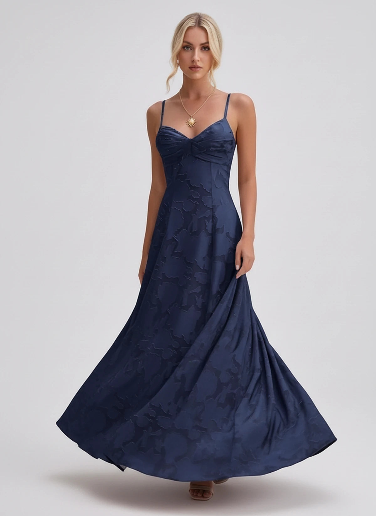 Karenza Maxi Dress — Navy | SKU: SD-83423-navy-2,SD-83423-navy-4,SD-83423-navy-6,SD-83423-navy-8,SD-83423-navy-10,SD-83423-navy-12,SD-83423-navy-14,SD-83423-navy-16,SD-83423-navy-16W,SD-83423-navy-18W,SD-83423-navy-20W,SD-83423-navy-22W