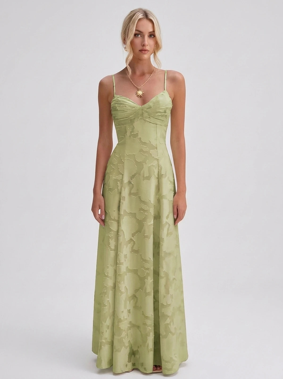 Karenza Maxi Dress — Sage Green