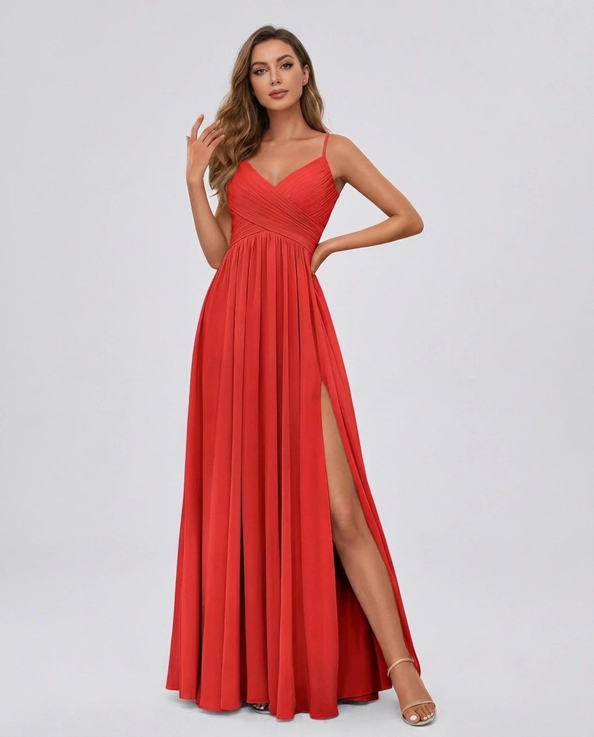 Kassandre Maxi Dress — Red
