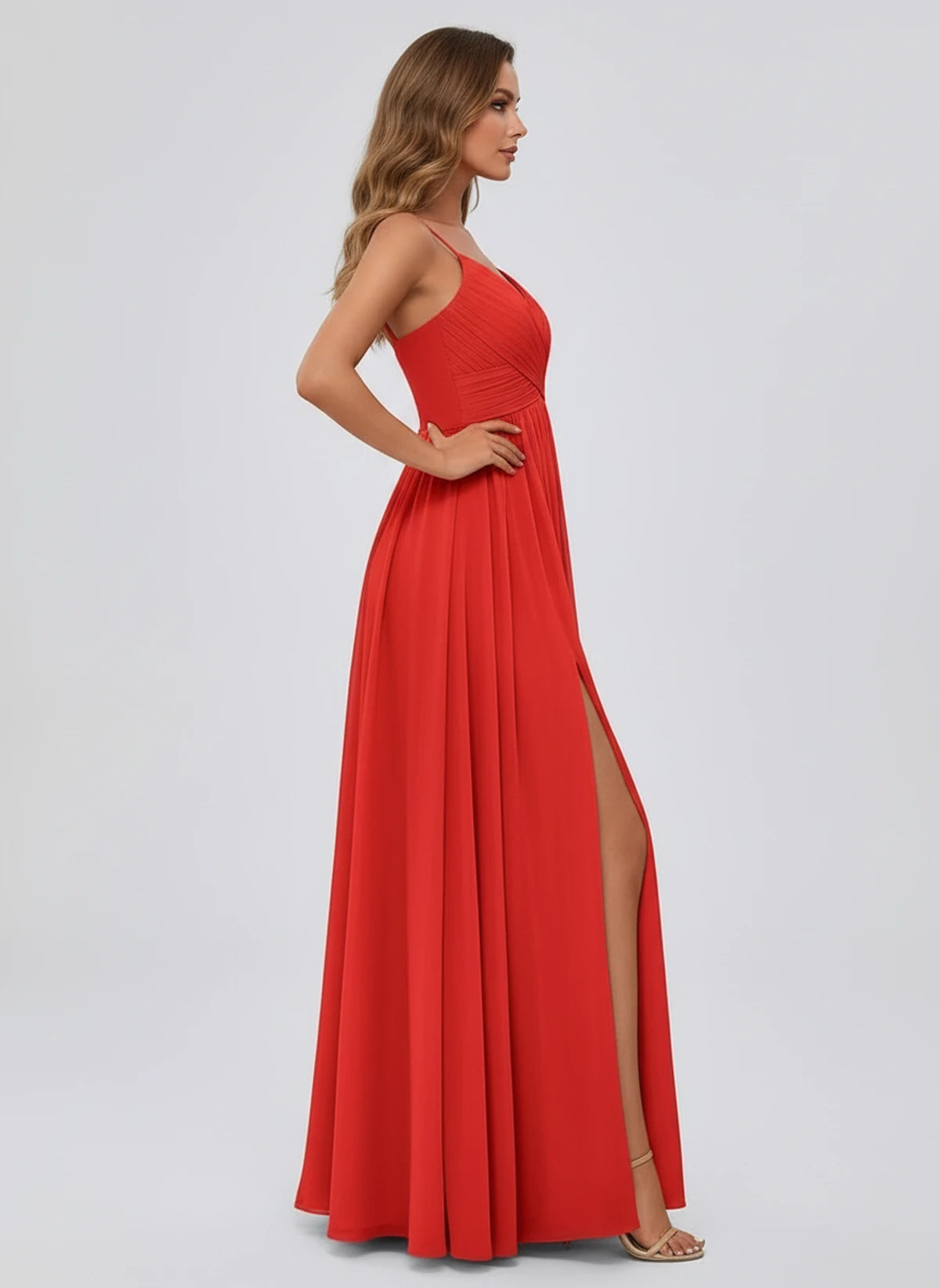 Kassandre Maxi Dress — Red | SKU: SD-92890-red-2,SD-92890-red-4,SD-92890-red-6,SD-92890-red-8,SD-92890-red-10,SD-92890-red-12,SD-92890-red-14,SD-92890-red-16,SD-92890-red-16W,SD-92890-red-18W,SD-92890-red-20W,SD-92890-red-22W