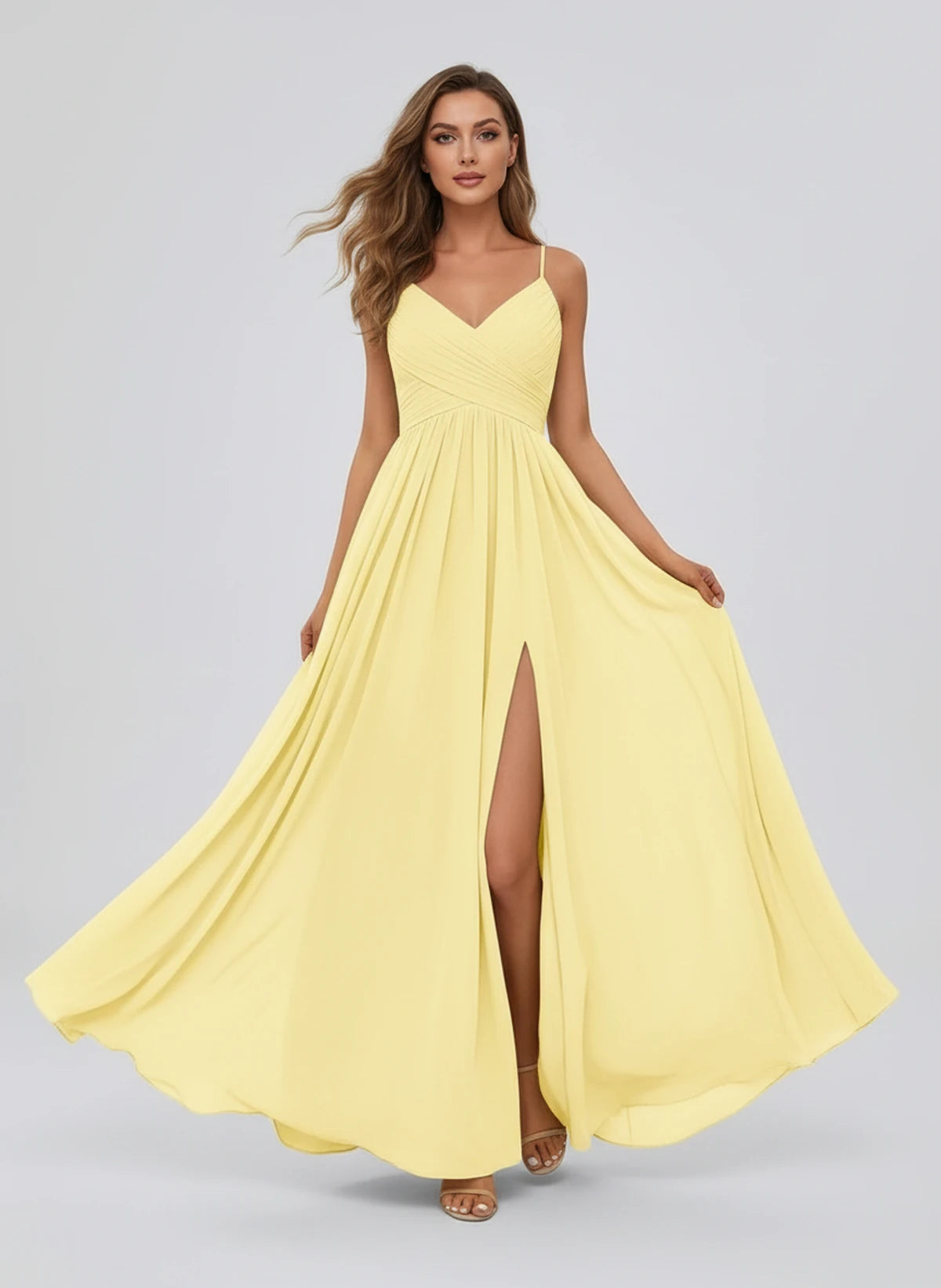 Kassandre Maxi Dress — Yellow | SKU: SD-92890-yellow-2,SD-92890-yellow-4,SD-92890-yellow-6,SD-92890-yellow-8,SD-92890-yellow-10,SD-92890-yellow-12,SD-92890-yellow-14,SD-92890-yellow-16,SD-92890-yellow-16W,SD-92890-yellow-18W,SD-92890-yellow-20W,SD-92890-yellow-22W
