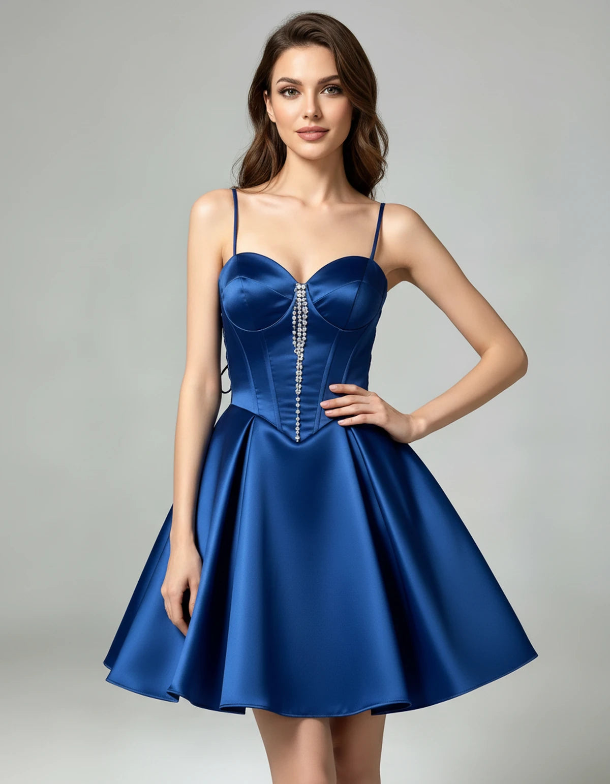 Kerensa Mini Dress — Royal Blue | SKU: SD-41654-royalblue-2,SD-41654-royalblue-4,SD-41654-royalblue-6,SD-41654-royalblue-8,SD-41654-royalblue-10,SD-41654-royalblue-12,SD-41654-royalblue-14,SD-41654-royalblue-16,SD-41654-royalblue-18,SD-41654-royalblue-20,SD-41654-royalblue-22,SD-41654-royalblue-24