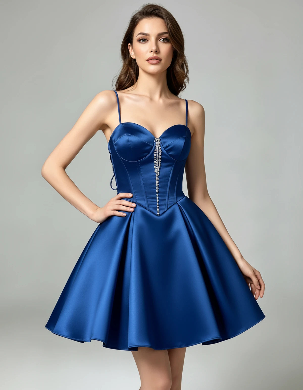 Kerensa Mini Dress — Royal Blue | SKU: SD-41654-royalblue-2,SD-41654-royalblue-4,SD-41654-royalblue-6,SD-41654-royalblue-8,SD-41654-royalblue-10,SD-41654-royalblue-12,SD-41654-royalblue-14,SD-41654-royalblue-16,SD-41654-royalblue-18,SD-41654-royalblue-20,SD-41654-royalblue-22,SD-41654-royalblue-24