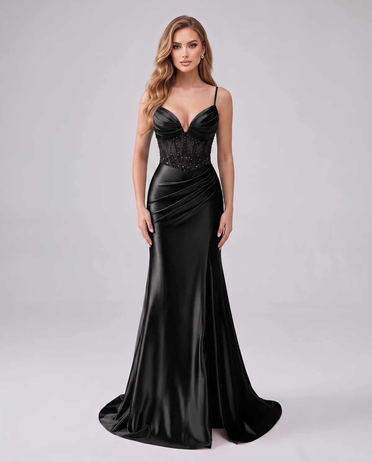 Laetitia Maxi Dress — Black