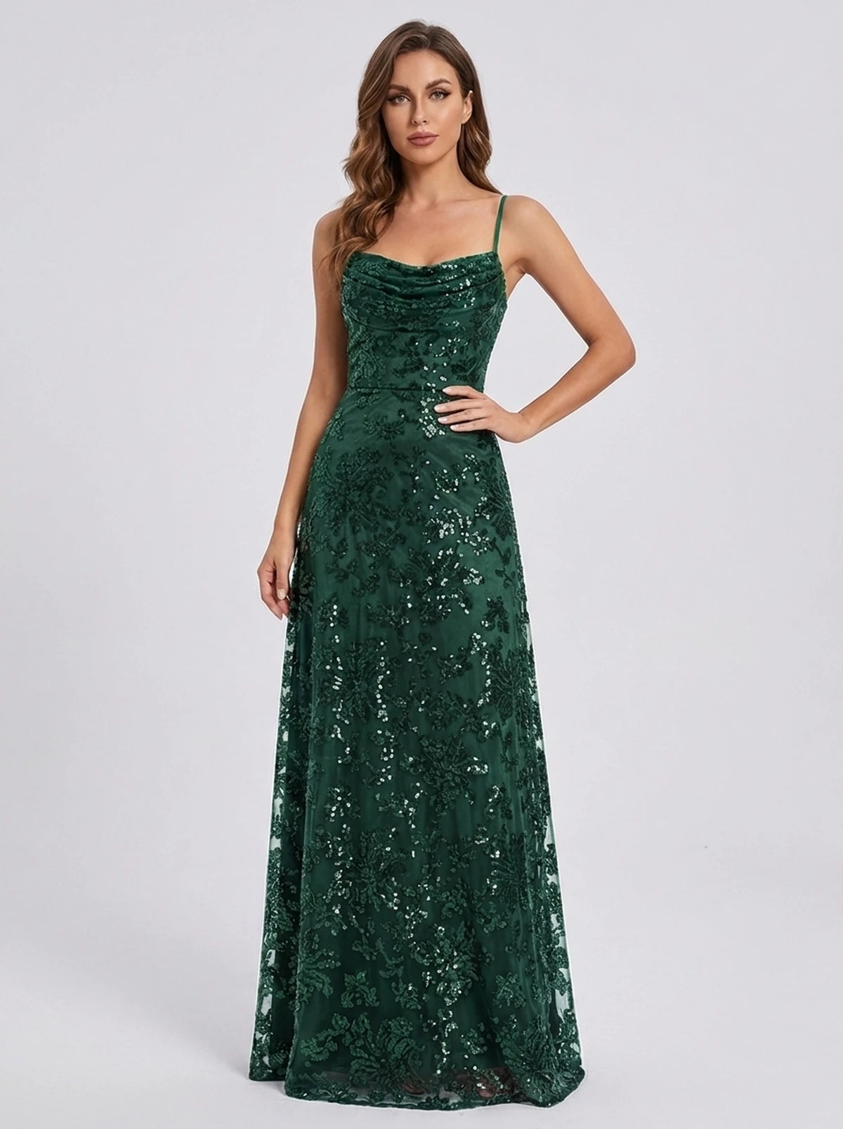 Lampedusa Maxi Dress — Emerald Green