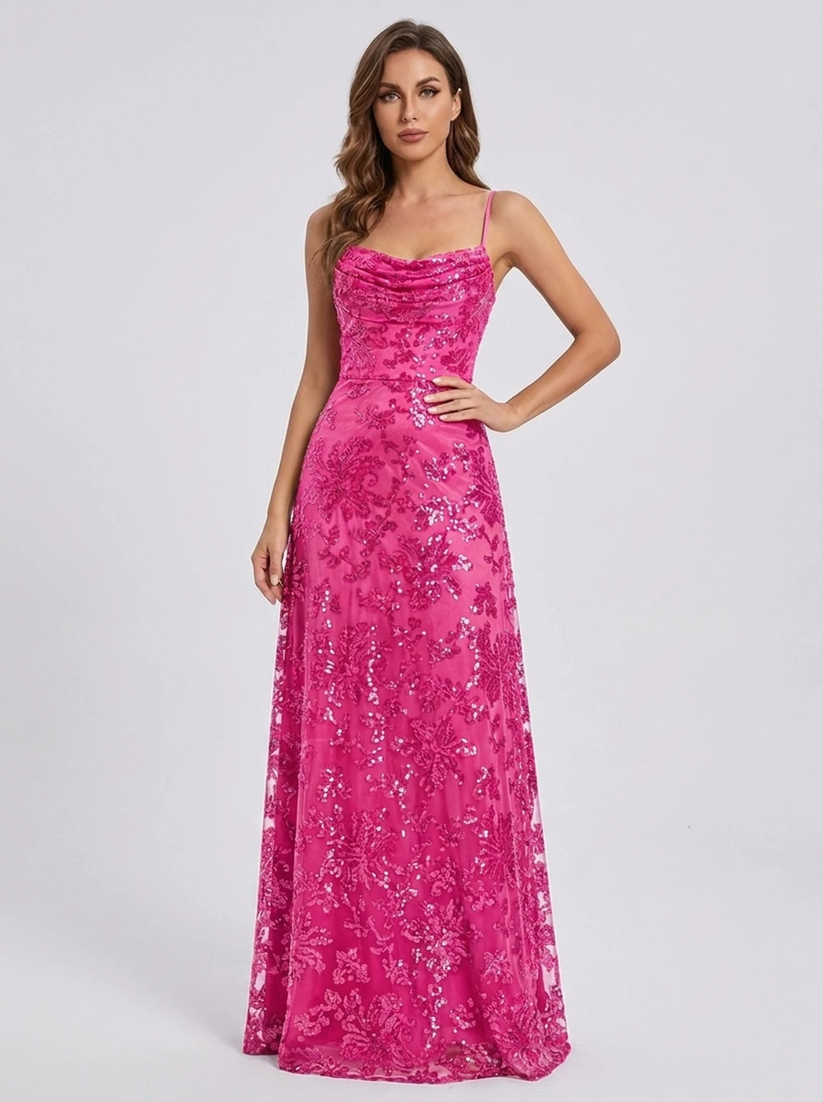 Lampedusa Maxi Dress — Hot Pink