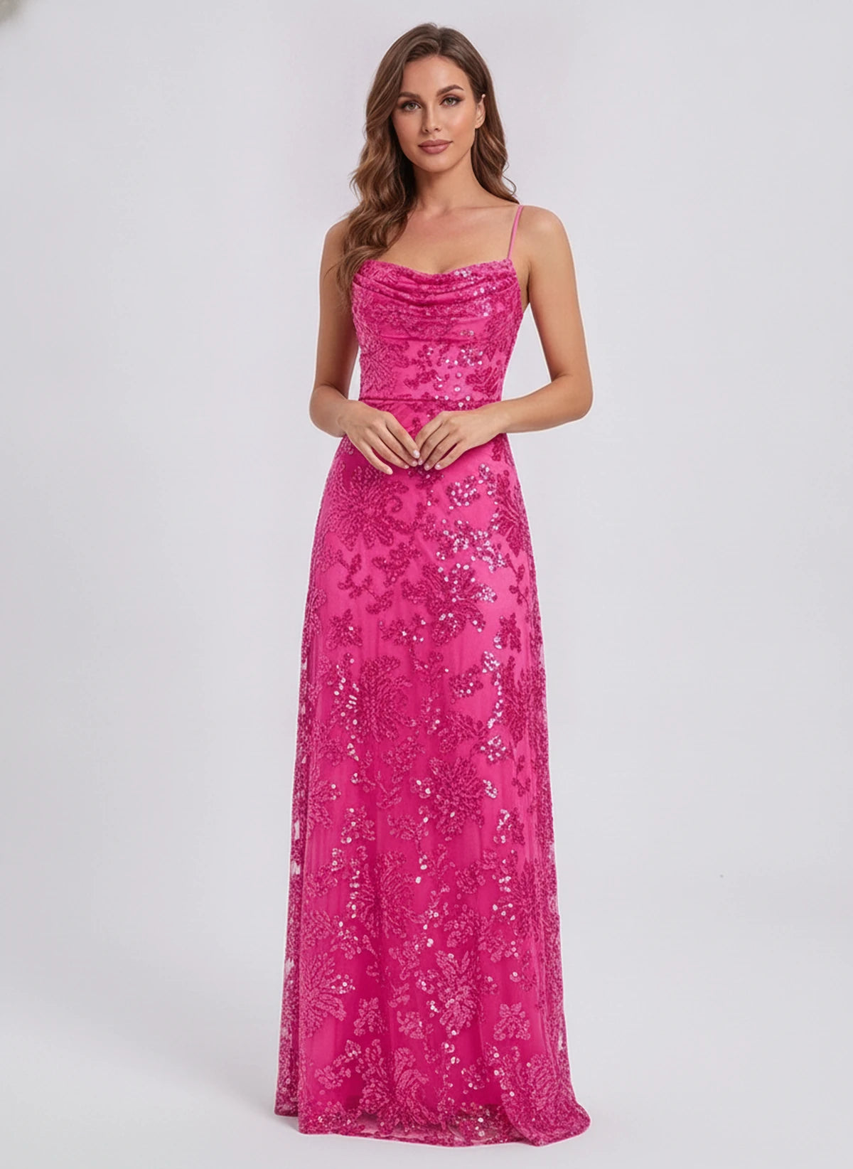 Lampedusa Maxi Dress — Hot Pink | SKU: SD-34990-hotpink-2,SD-34990-hotpink-4,SD-34990-hotpink-6,SD-34990-hotpink-8,SD-34990-hotpink-10,SD-34990-hotpink-12,SD-34990-hotpink-14,SD-34990-hotpink-16,SD-34990-hotpink-16W,SD-34990-hotpink-18W,SD-34990-hotpink-20W,SD-34990-hotpink-22W