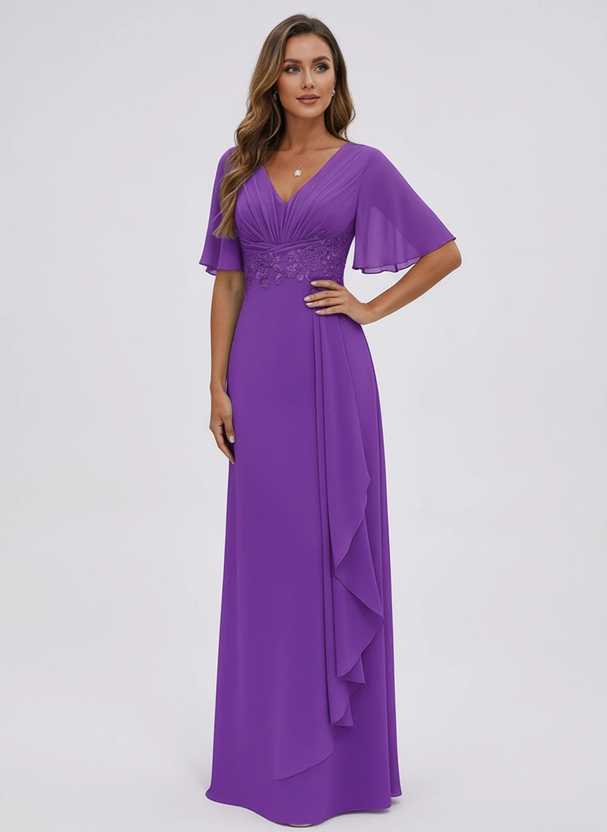 Lavinia Maxi Dress — Purple | SKU: SD-21668-purple-2,SD-21668-purple-4,SD-21668-purple-6,SD-21668-purple-8,SD-21668-purple-10,SD-21668-purple-12,SD-21668-purple-14,SD-21668-purple-16,SD-21668-purple-16W,SD-21668-purple-18W,SD-21668-purple-20W,SD-21668-purple-22W