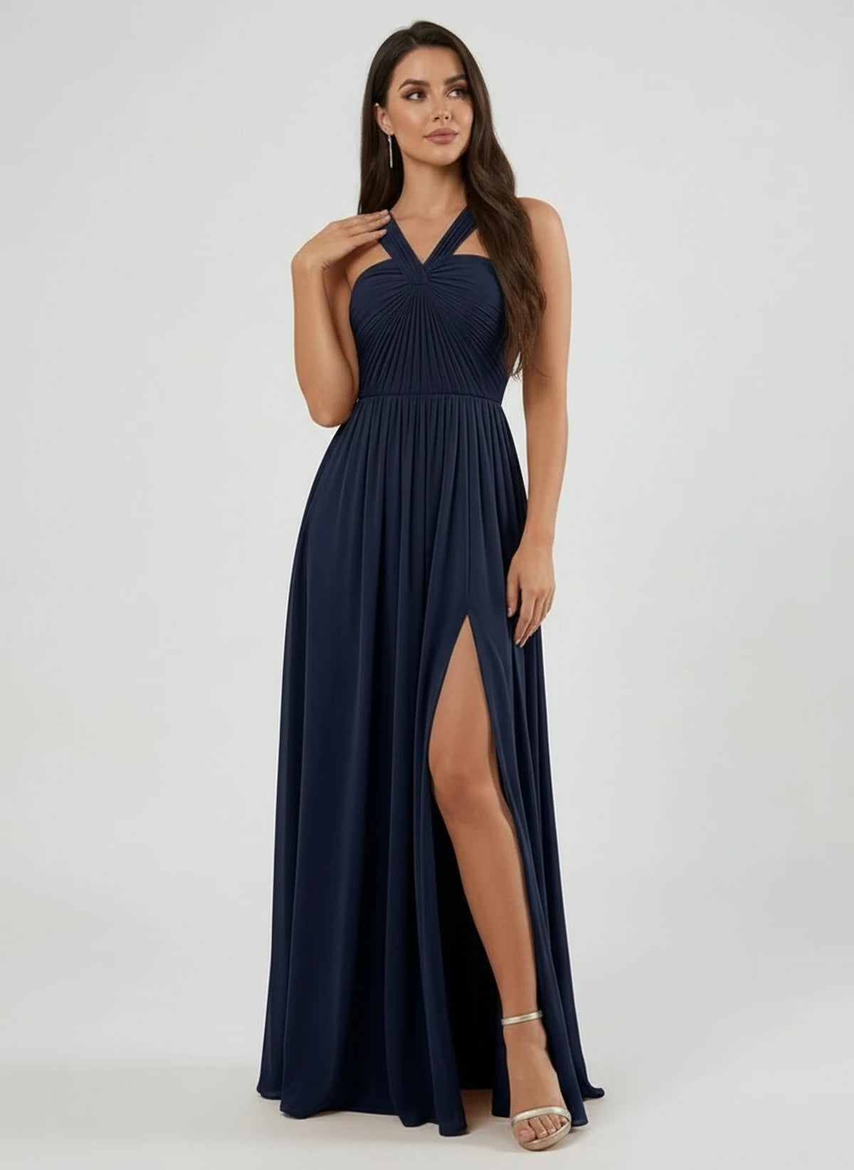 Lazuli Maxi Dress — Navy | SKU: SD-84842-navy-2,SD-84842-navy-4,SD-84842-navy-6,SD-84842-navy-8,SD-84842-navy-10,SD-84842-navy-12,SD-84842-navy-14,SD-84842-navy-16,SD-84842-navy-16W,SD-84842-navy-18W,SD-84842-navy-20W,SD-84842-navy-22W