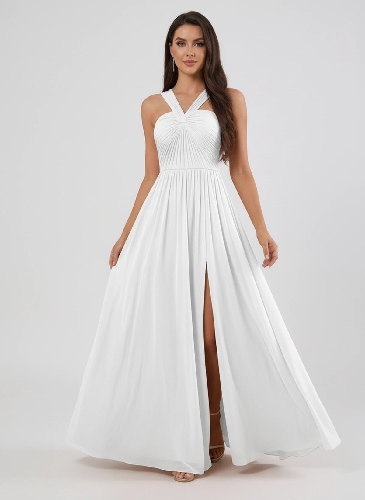 Lazuli Maxi Dress — White | SKU: SD-84842-white-2,SD-84842-white-4,SD-84842-white-6,SD-84842-white-8,SD-84842-white-10,SD-84842-white-12,SD-84842-white-14,SD-84842-white-16,SD-84842-white-16W,SD-84842-white-18W,SD-84842-white-20W,SD-84842-white-22W