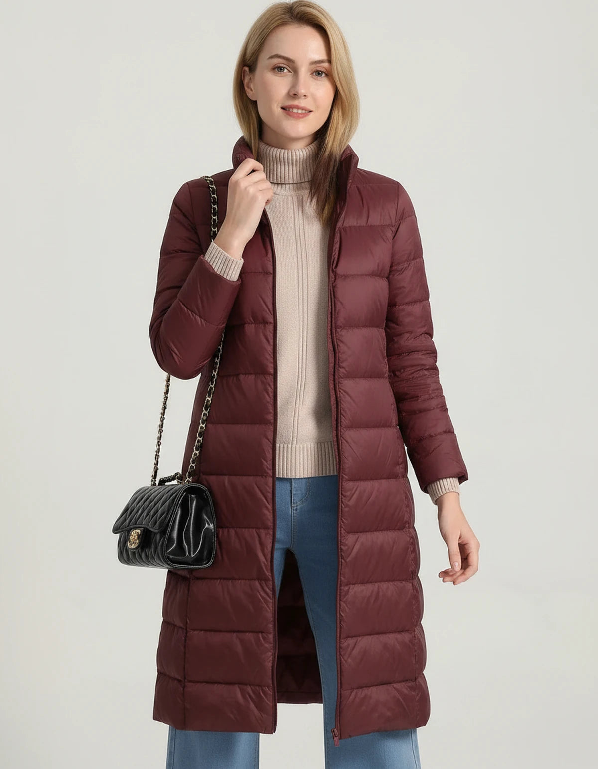 Leandra Jacket — Coffee | SKU: SD-86751-coffee-XS,SD-86751-coffee-S,SD-86751-coffee-M,SD-86751-coffee-L,SD-86751-coffee-XL,SD-86751-coffee-2XL