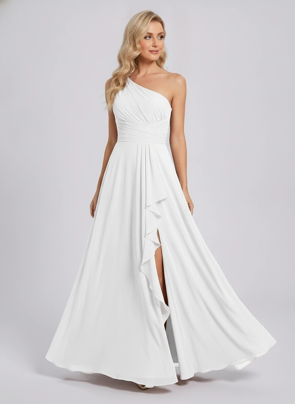 Leontine Maxi Dress — White | SKU: SD-59248-white-2,SD-59248-white-4,SD-59248-white-6,SD-59248-white-8,SD-59248-white-10,SD-59248-white-12,SD-59248-white-14,SD-59248-white-16,SD-59248-white-16W,SD-59248-white-18W,SD-59248-white-20W,SD-59248-white-22W