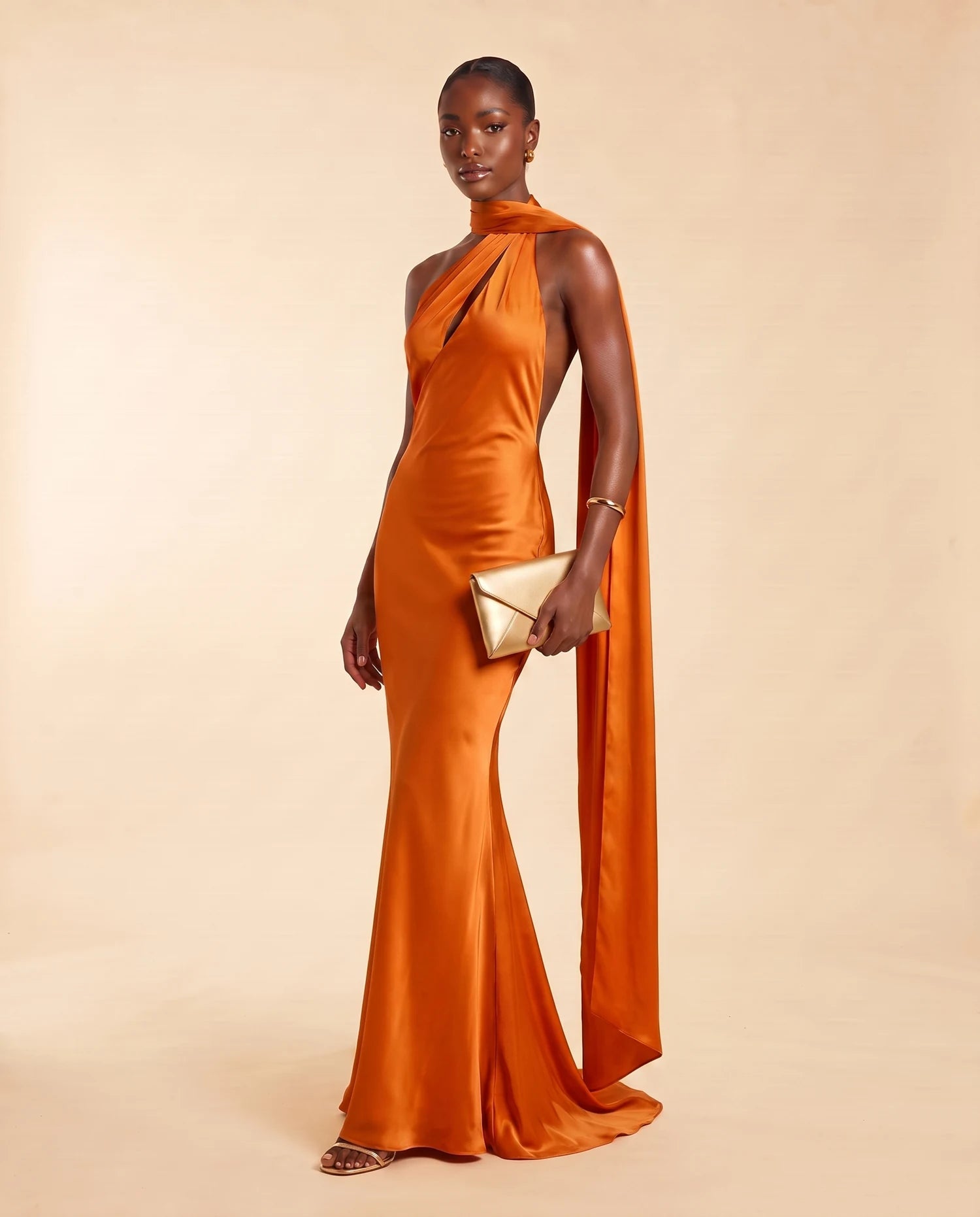 Liora Satin Scarf Dress Burnt Orange 08-finale