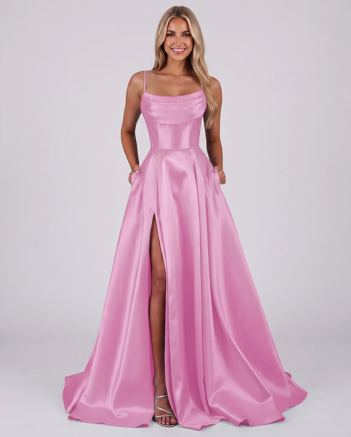 Liviana Maxi Dress — Pink