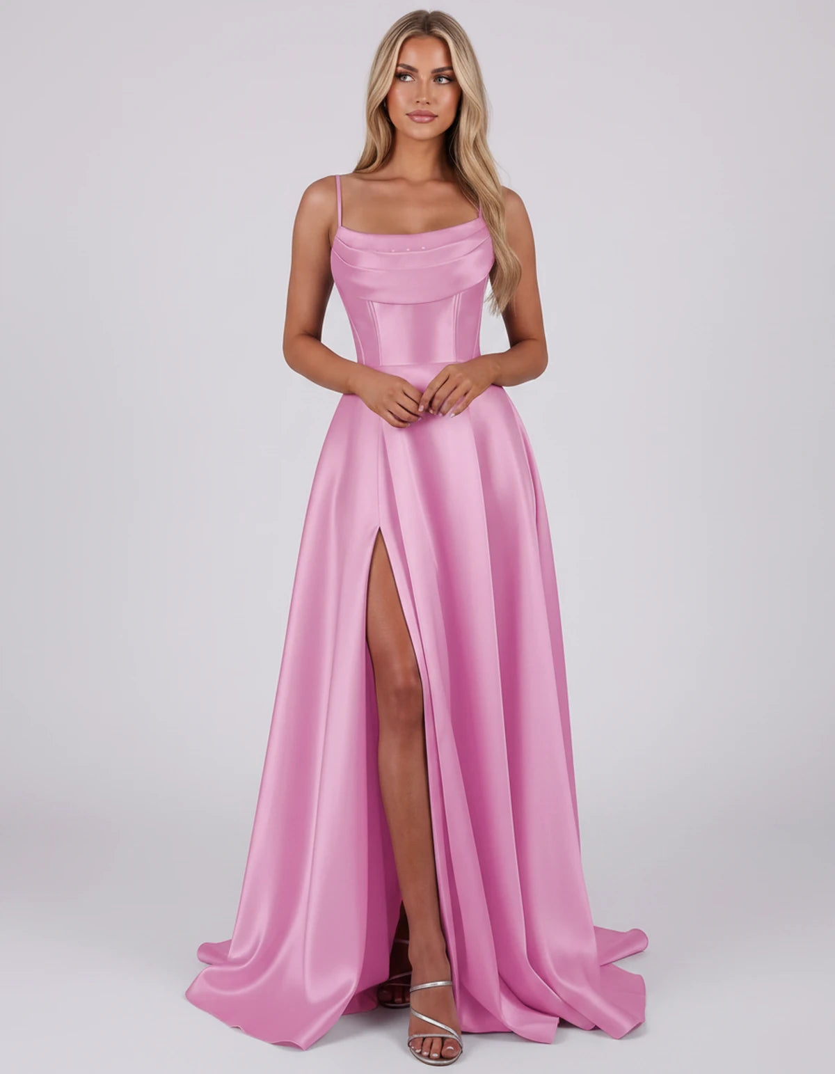 Liviana Maxi Dress — Pink | SKU: SD-03688-pink-2,SD-03688-pink-4,SD-03688-pink-6,SD-03688-pink-8,SD-03688-pink-10,SD-03688-pink-12,SD-03688-pink-14,SD-03688-pink-16,SD-03688-pink-16W,SD-03688-pink-18W,SD-03688-pink-20W,SD-03688-pink-22W