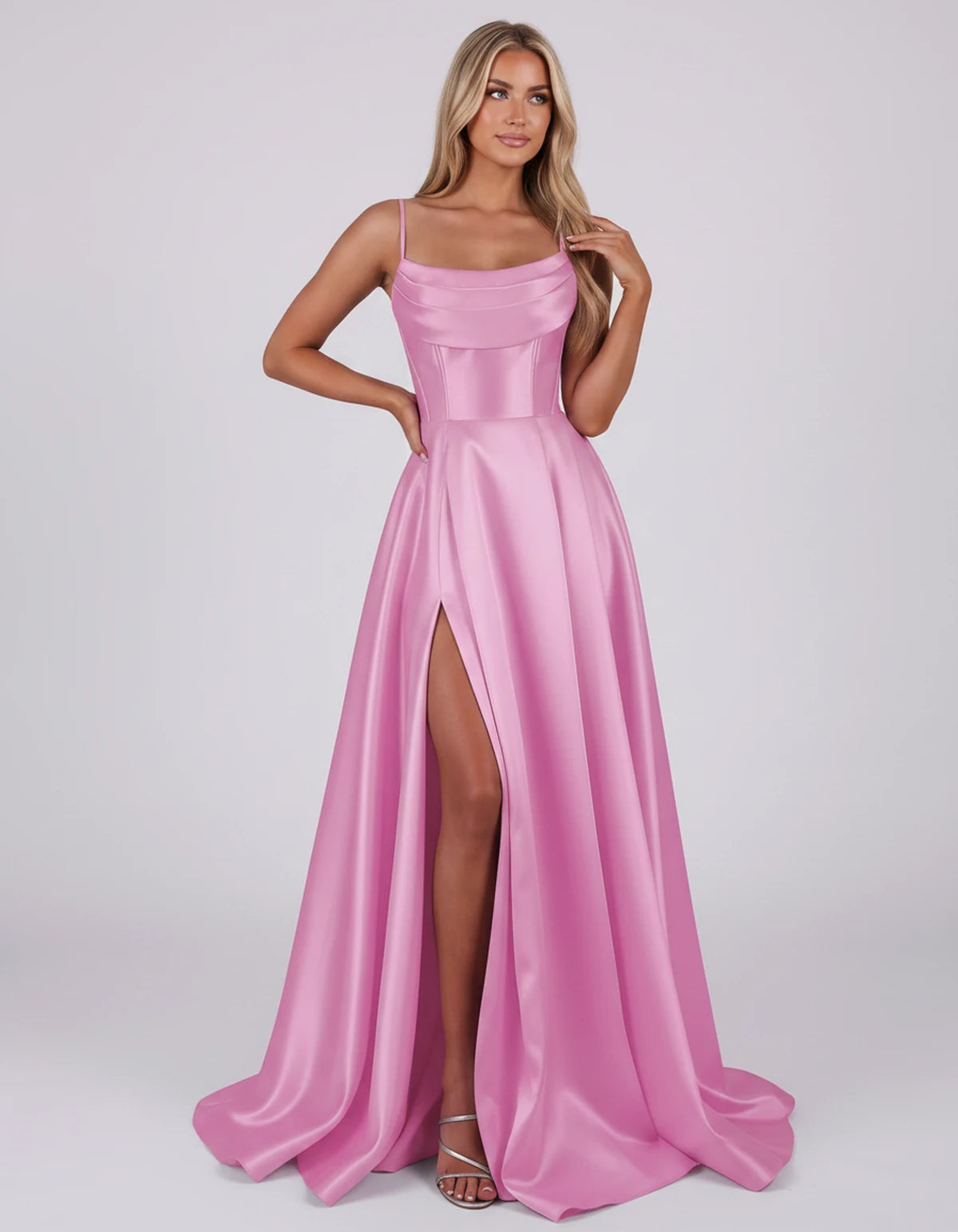 Liviana Maxi Dress — Pink | SKU: SD-03688-pink-2,SD-03688-pink-4,SD-03688-pink-6,SD-03688-pink-8,SD-03688-pink-10,SD-03688-pink-12,SD-03688-pink-14,SD-03688-pink-16,SD-03688-pink-16W,SD-03688-pink-18W,SD-03688-pink-20W,SD-03688-pink-22W