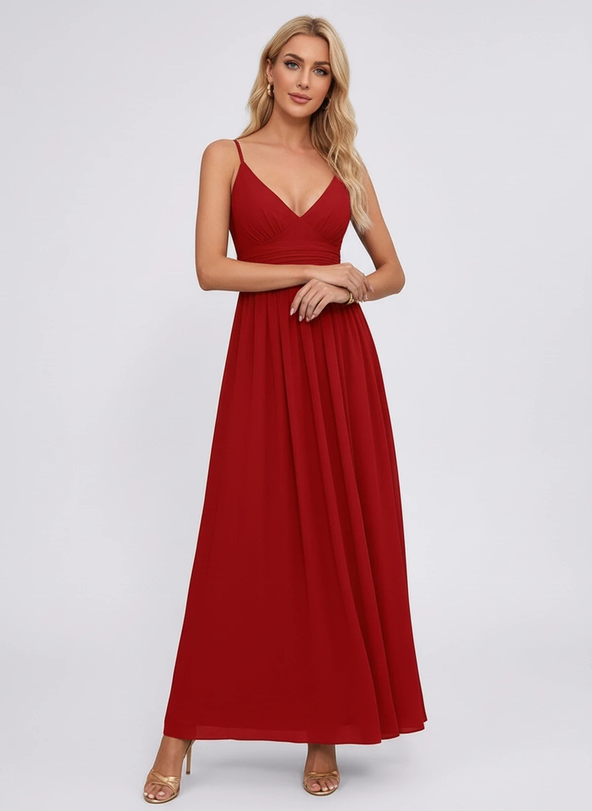 Louvain Maxi Dress — Red | SKU: SD-61574-red-2,SD-61574-red-4,SD-61574-red-6,SD-61574-red-8,SD-61574-red-10,SD-61574-red-12,SD-61574-red-14,SD-61574-red-16,SD-61574-red-16W,SD-61574-red-18W,SD-61574-red-20W,SD-61574-red-22W