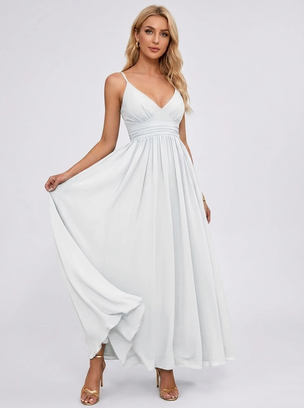 Louvain Maxi Dress — White