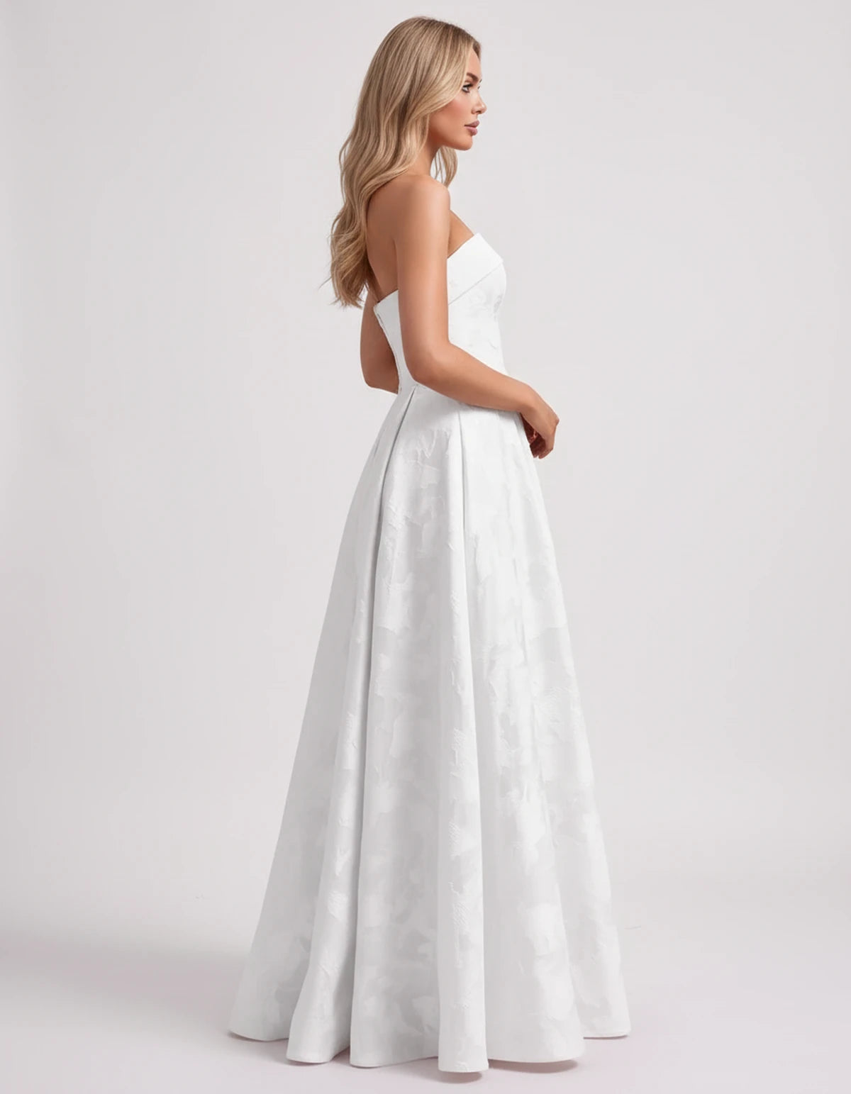 Lumina Maxi Dress — White | SKU: SD-44054-white-2,SD-44054-white-4,SD-44054-white-6,SD-44054-white-8,SD-44054-white-10,SD-44054-white-12,SD-44054-white-14,SD-44054-white-16,SD-44054-white-16W,SD-44054-white-18W,SD-44054-white-20W,SD-44054-white-22W