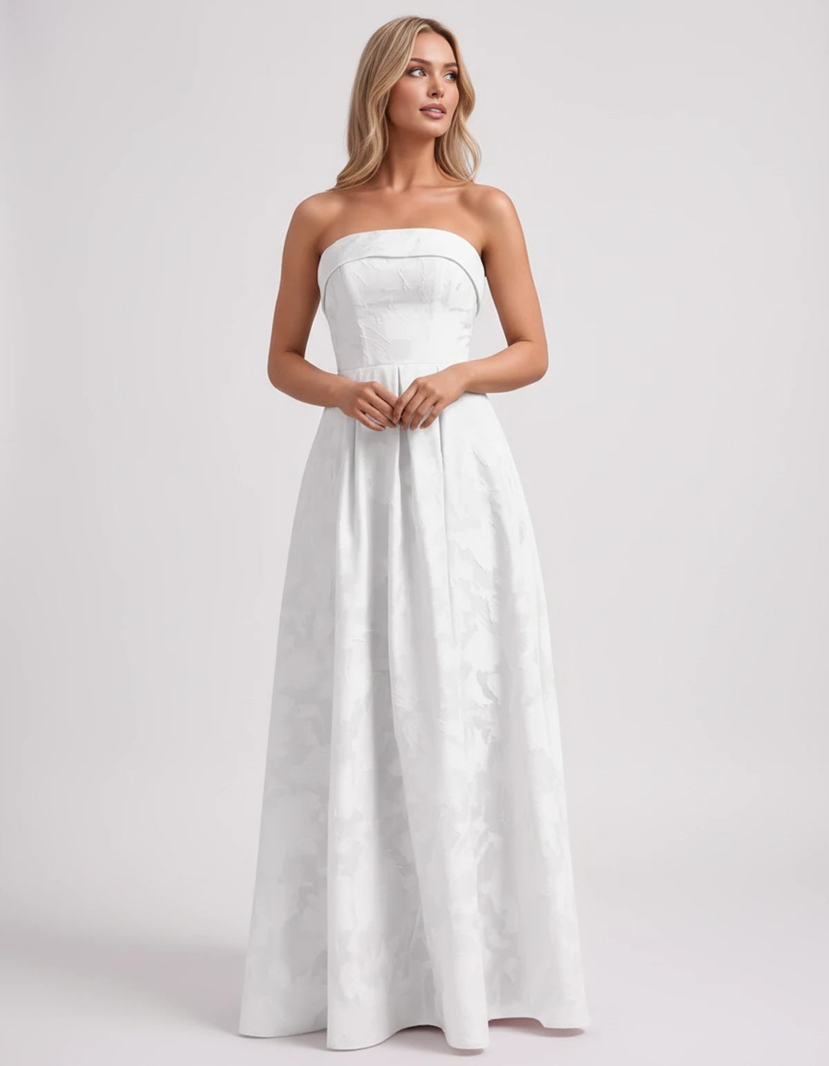 Lumina Maxi Dress — White | SKU: SD-44054-white-2,SD-44054-white-4,SD-44054-white-6,SD-44054-white-8,SD-44054-white-10,SD-44054-white-12,SD-44054-white-14,SD-44054-white-16,SD-44054-white-16W,SD-44054-white-18W,SD-44054-white-20W,SD-44054-white-22W