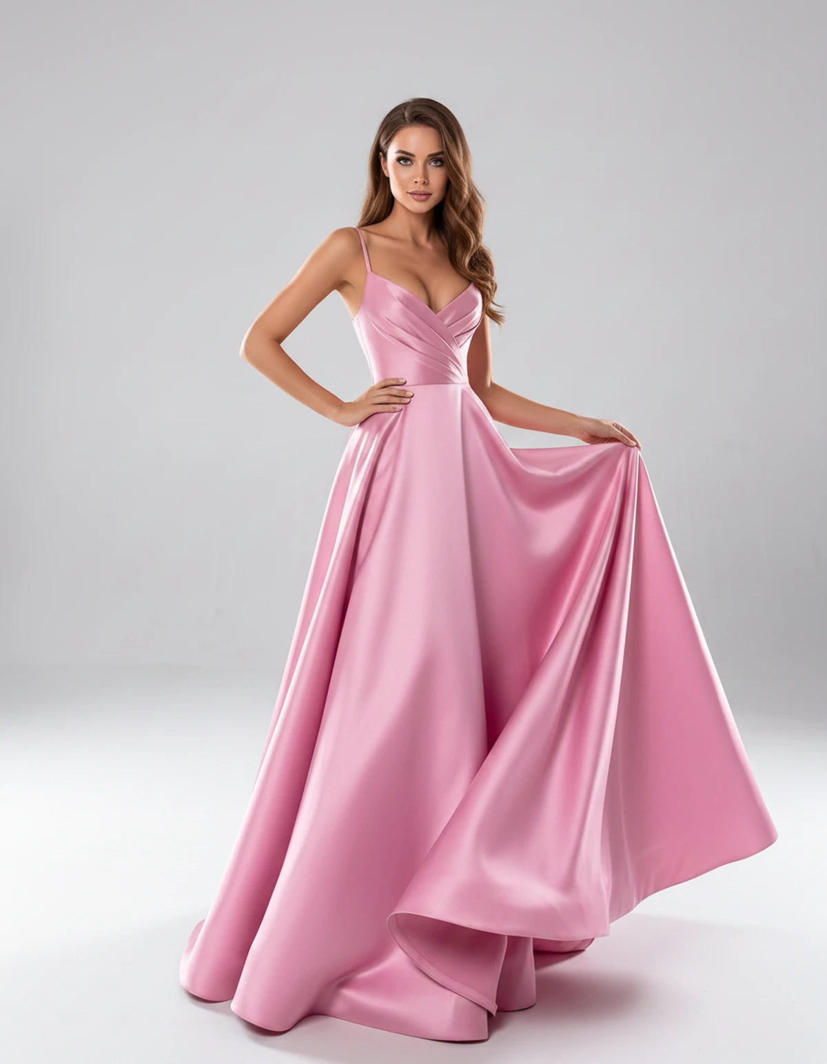 Lunaria Maxi Dress — Pink | SKU: SD-71712-pink-2,SD-71712-pink-4,SD-71712-pink-6,SD-71712-pink-8,SD-71712-pink-10,SD-71712-pink-12,SD-71712-pink-14,SD-71712-pink-14W,SD-71712-pink-16,SD-71712-pink-16W,SD-71712-pink-18W
