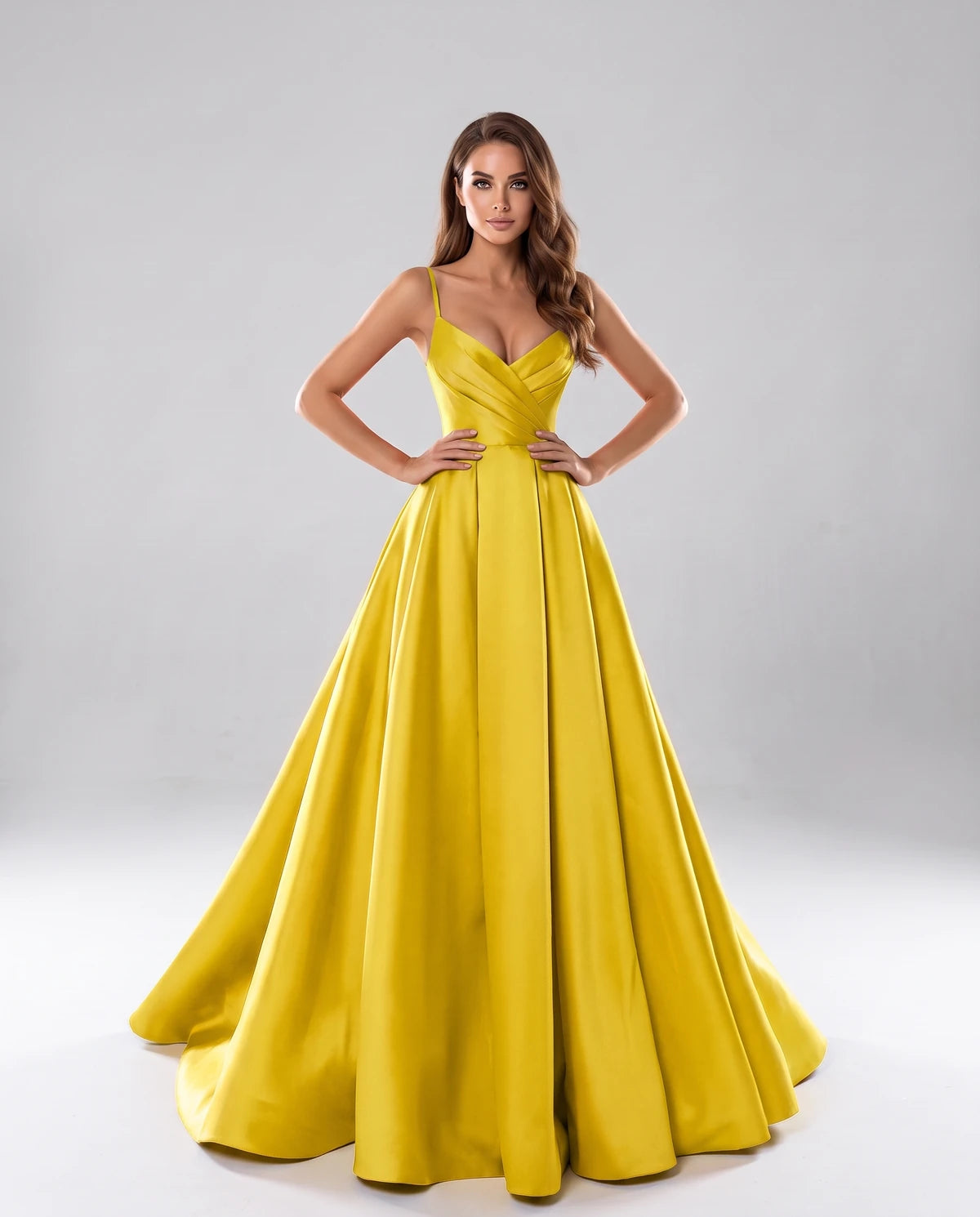 Lunaria Maxi Dress — Yellow