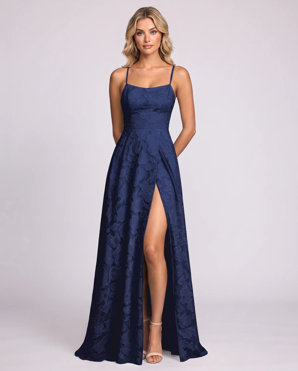 Lysandra Midi Dresses — Navy
