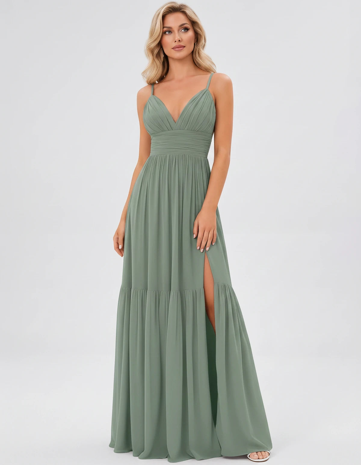 Maisonne Maxi Dress — Dusty Sage | SKU: SD-60880-dustysage-2,SD-60880-dustysage-4,SD-60880-dustysage-6,SD-60880-dustysage-8,SD-60880-dustysage-10,SD-60880-dustysage-12,SD-60880-dustysage-14,SD-60880-dustysage-16,SD-60880-dustysage-16W,SD-60880-dustysage-18W,SD-60880-dustysage-20W,SD-60880-dustysage-22W
