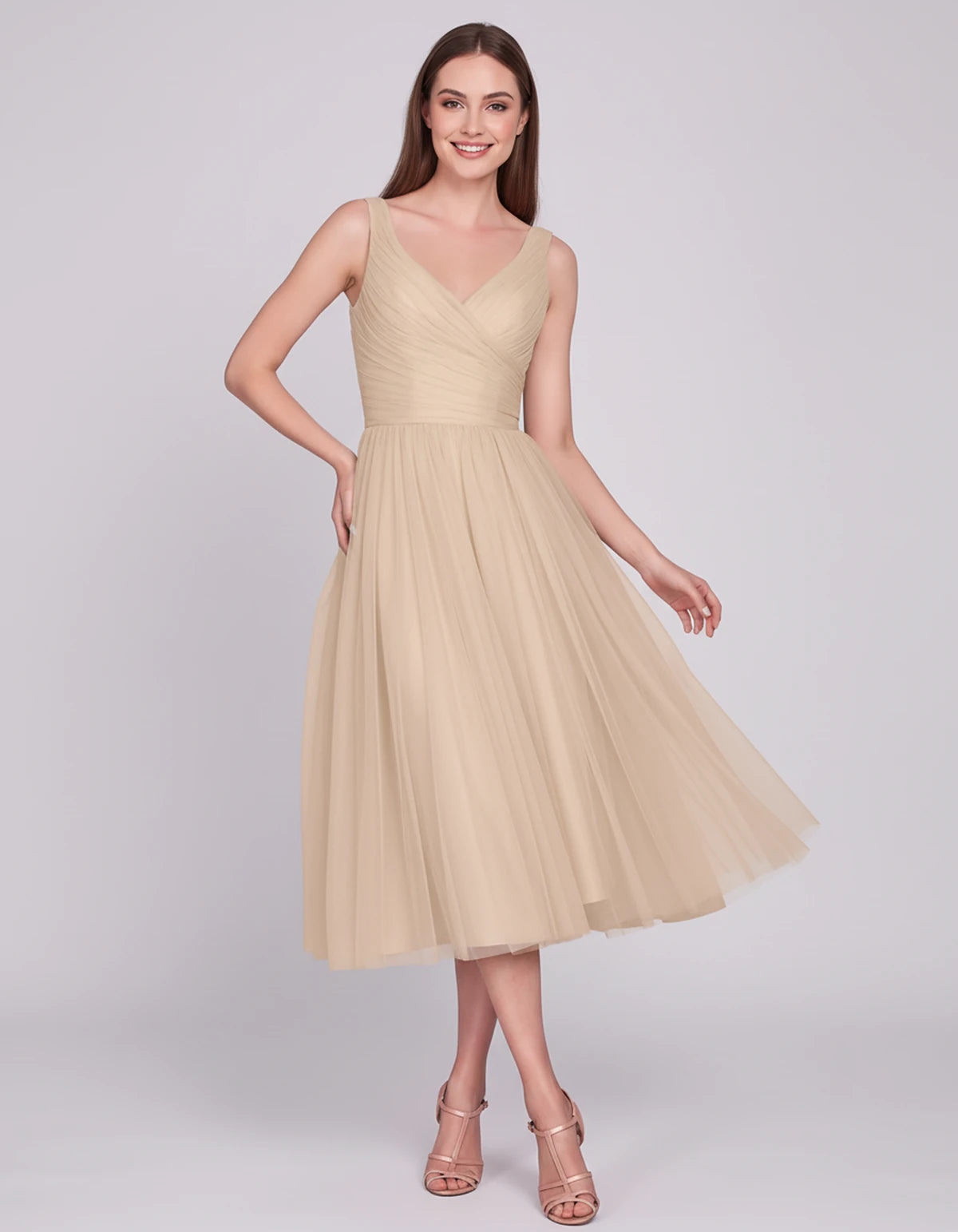 Majorelle Midi Dresses — Nude | SKU: SD-96246-nude-2,SD-96246-nude-4,SD-96246-nude-6,SD-96246-nude-8,SD-96246-nude-10,SD-96246-nude-12,SD-96246-nude-14,SD-96246-nude-16,SD-96246-nude-14 Plus,SD-96246-nude-18 Plus,SD-96246-nude-22 Plus,SD-96246-nude-24W