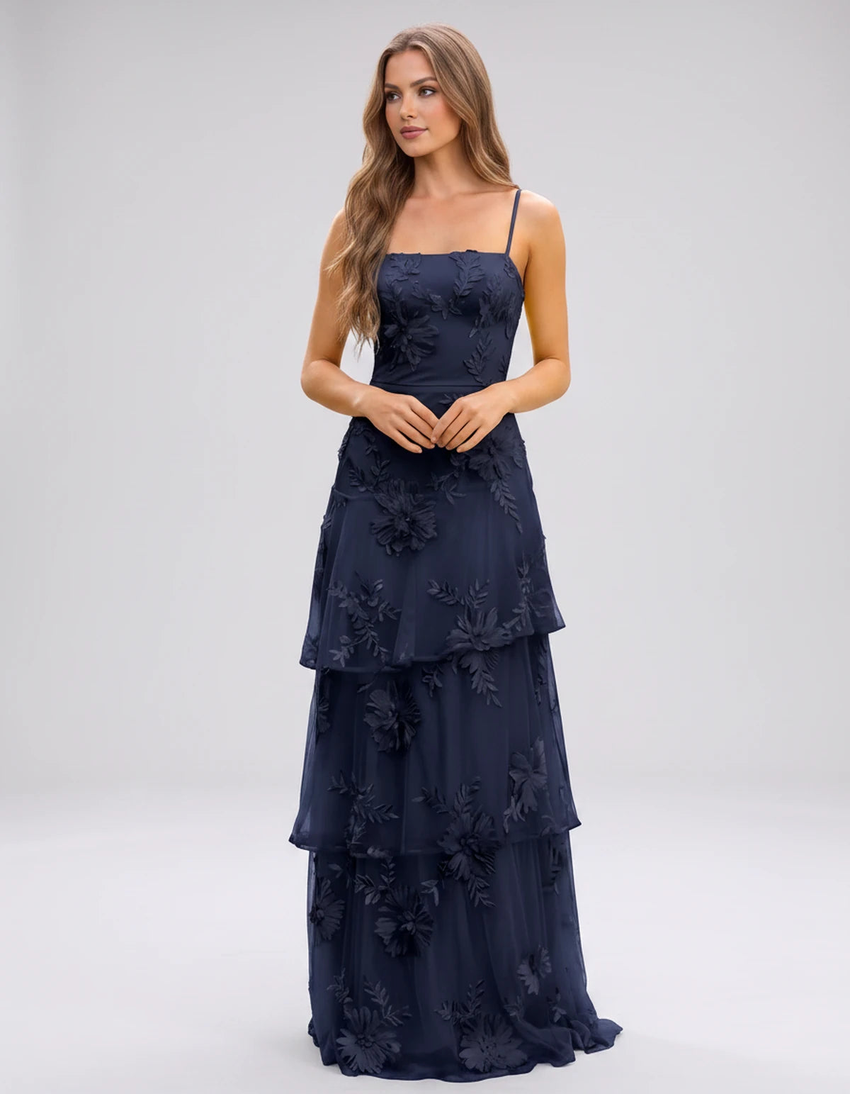 Manon Maxi Dress — Navy | SKU: SD-88242-navy-2,SD-88242-navy-4,SD-88242-navy-6,SD-88242-navy-8,SD-88242-navy-10,SD-88242-navy-12,SD-88242-navy-14,SD-88242-navy-16,SD-88242-navy-16W,SD-88242-navy-18W,SD-88242-navy-20W,SD-88242-navy-22W