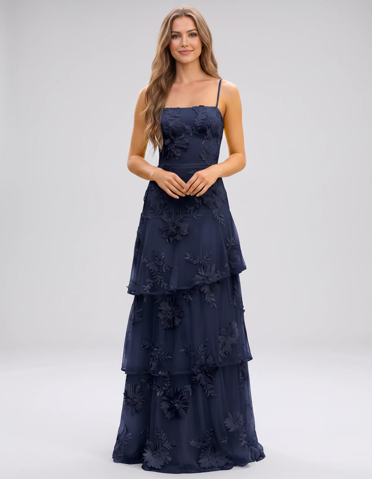 Manon Maxi Dress — Navy | SKU: SD-88242-navy-2,SD-88242-navy-4,SD-88242-navy-6,SD-88242-navy-8,SD-88242-navy-10,SD-88242-navy-12,SD-88242-navy-14,SD-88242-navy-16,SD-88242-navy-16W,SD-88242-navy-18W,SD-88242-navy-20W,SD-88242-navy-22W