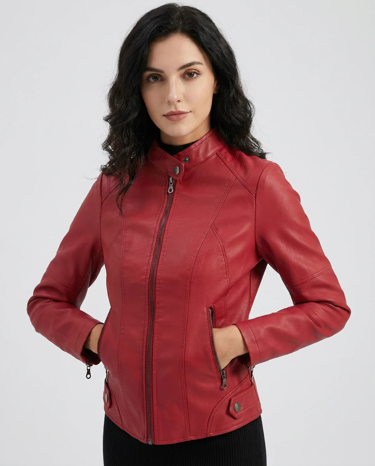 Marcelline Coat — Red