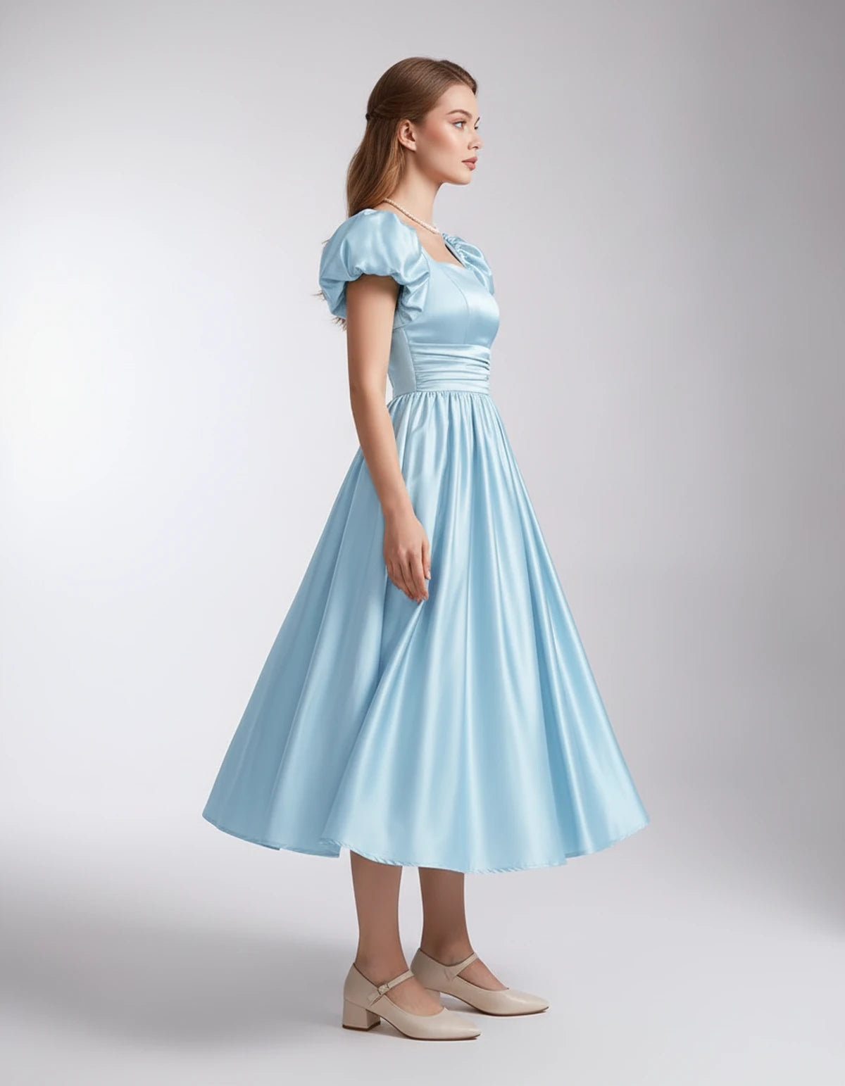 Marisol Midi Dresses — Light Blue | SKU: SD-80159-lightblue-2,SD-80159-lightblue-4,SD-80159-lightblue-6,SD-80159-lightblue-8,SD-80159-lightblue-10,SD-80159-lightblue-12,SD-80159-lightblue-14,SD-80159-lightblue-16,SD-80159-lightblue-16W,SD-80159-lightblue-18W,SD-80159-lightblue-20W,SD-80159-lightblue-22W