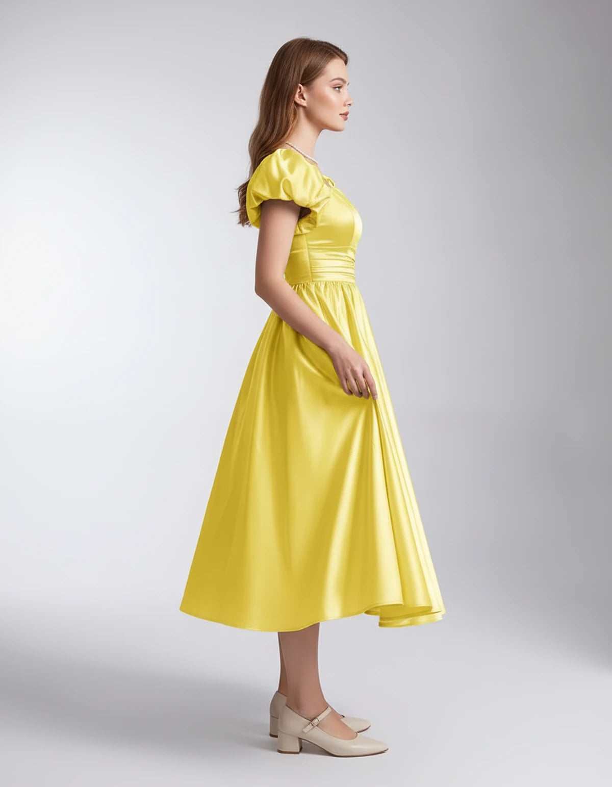 Marisol Midi Dresses — Yellow | SKU: SD-80159-yellow-2,SD-80159-yellow-4,SD-80159-yellow-6,SD-80159-yellow-8,SD-80159-yellow-10,SD-80159-yellow-12,SD-80159-yellow-14,SD-80159-yellow-16,SD-80159-yellow-16W,SD-80159-yellow-18W,SD-80159-yellow-20W,SD-80159-yellow-22W