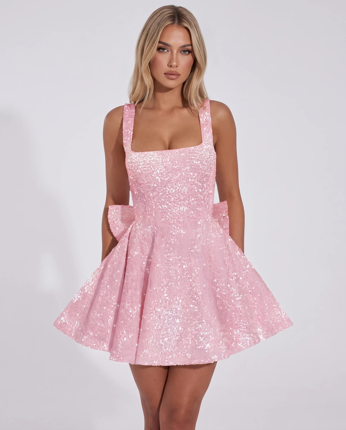 Marlowe Mini Dress — Pink