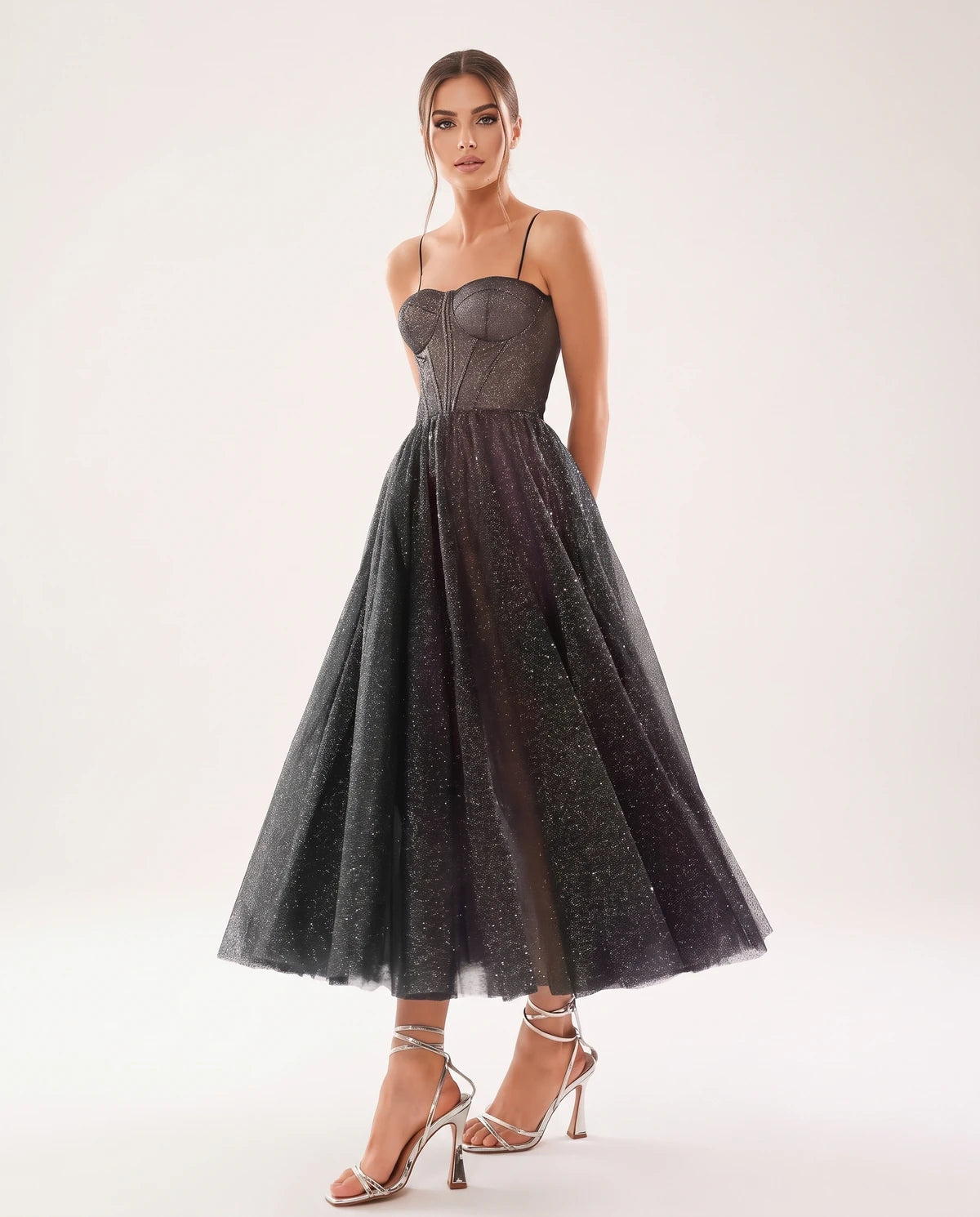 Marsanne Midi Dresses — Black