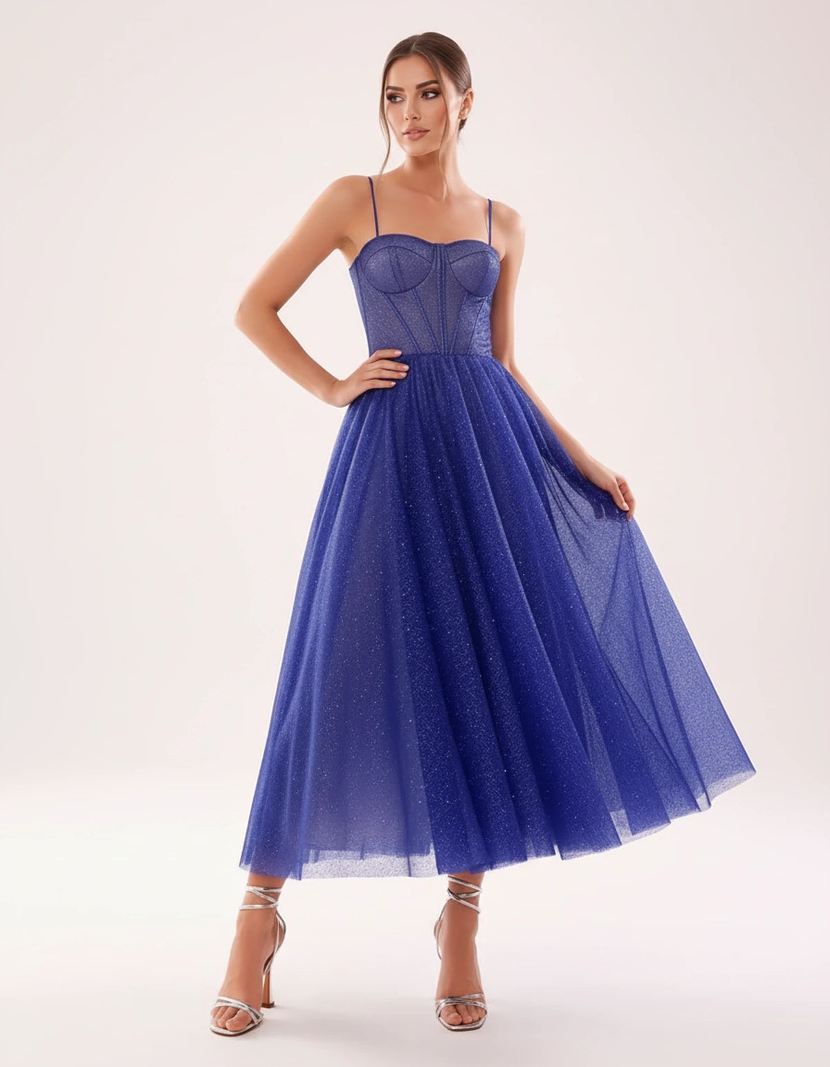 Marsanne Midi Dresses — Blue | SKU: SD-90818-blue-2,SD-90818-blue-4,SD-90818-blue-6,SD-90818-blue-8,SD-90818-blue-10,SD-90818-blue-12,SD-90818-blue-14,SD-90818-blue-16,SD-90818-blue-16W,SD-90818-blue-18W,SD-90818-blue-20W,SD-90818-blue-22W