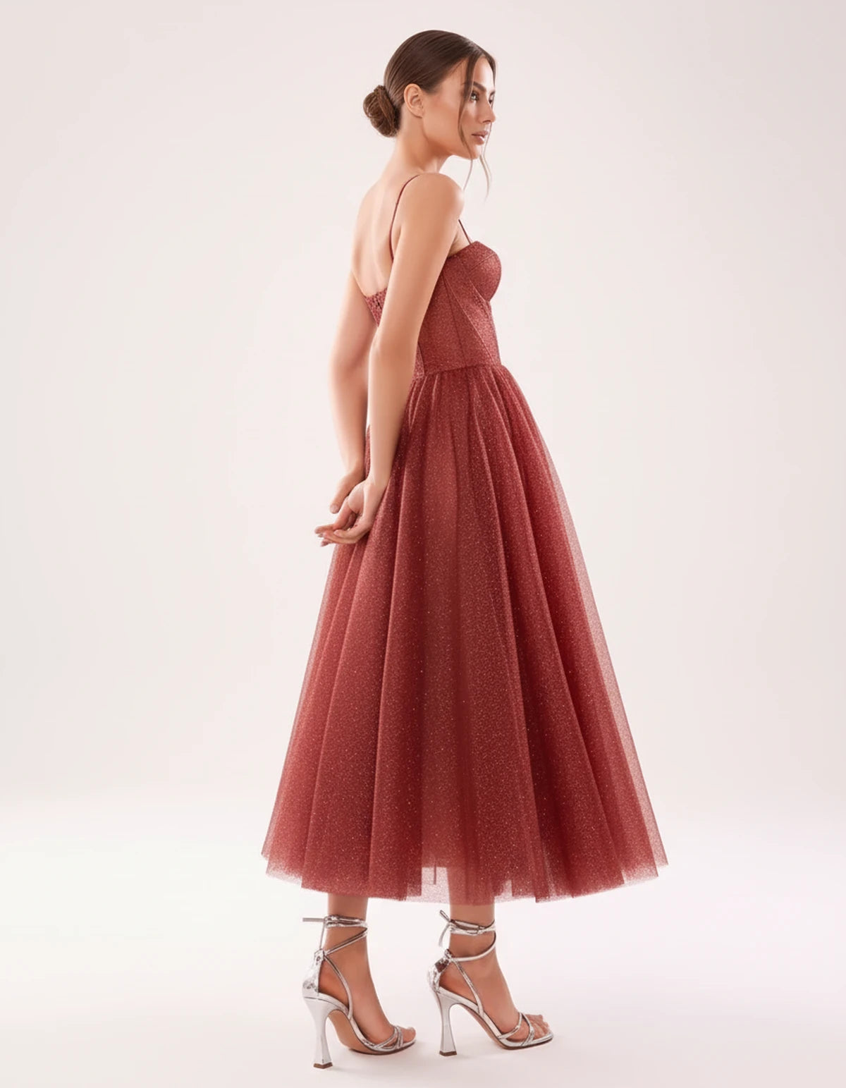 Marsanne Midi Dresses — Red | SKU: SD-90818-red-2,SD-90818-red-4,SD-90818-red-6,SD-90818-red-8,SD-90818-red-10,SD-90818-red-12,SD-90818-red-14,SD-90818-red-16,SD-90818-red-16W,SD-90818-red-18W,SD-90818-red-20W,SD-90818-red-22W